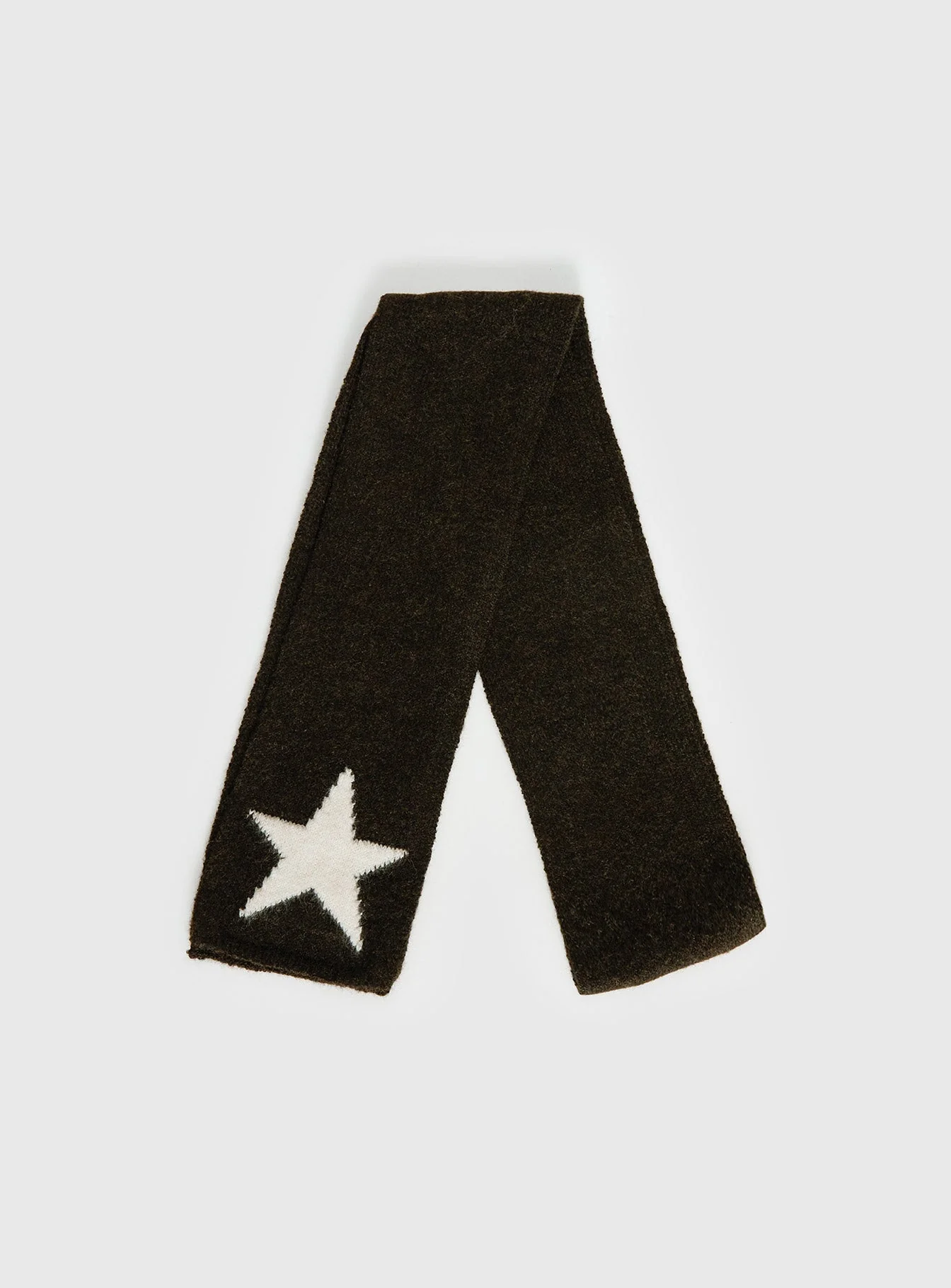Abelia Star Graphic Scarf Brown / Cream - Image 2