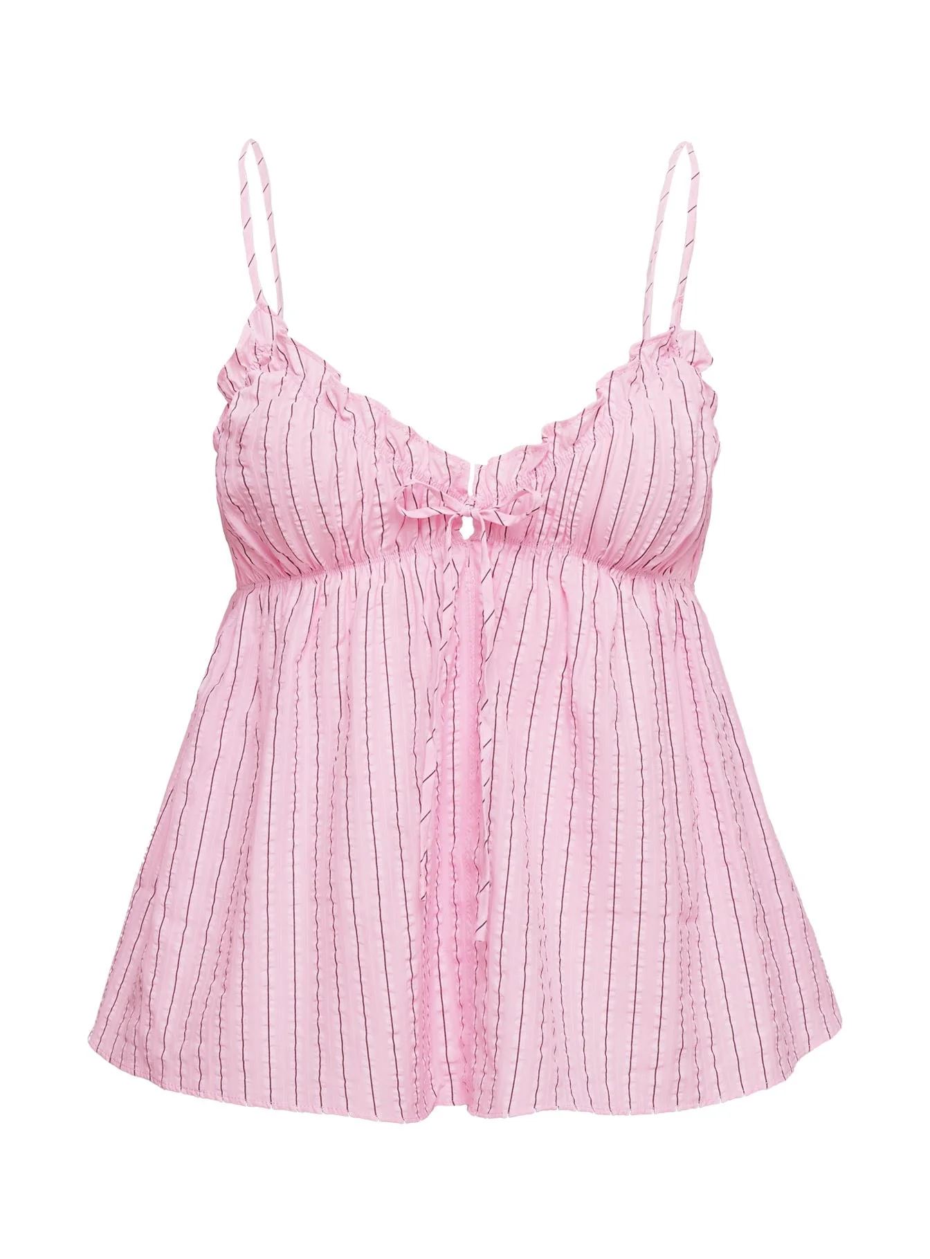 Abigayle Top Pink Stripe Petite - Image 8