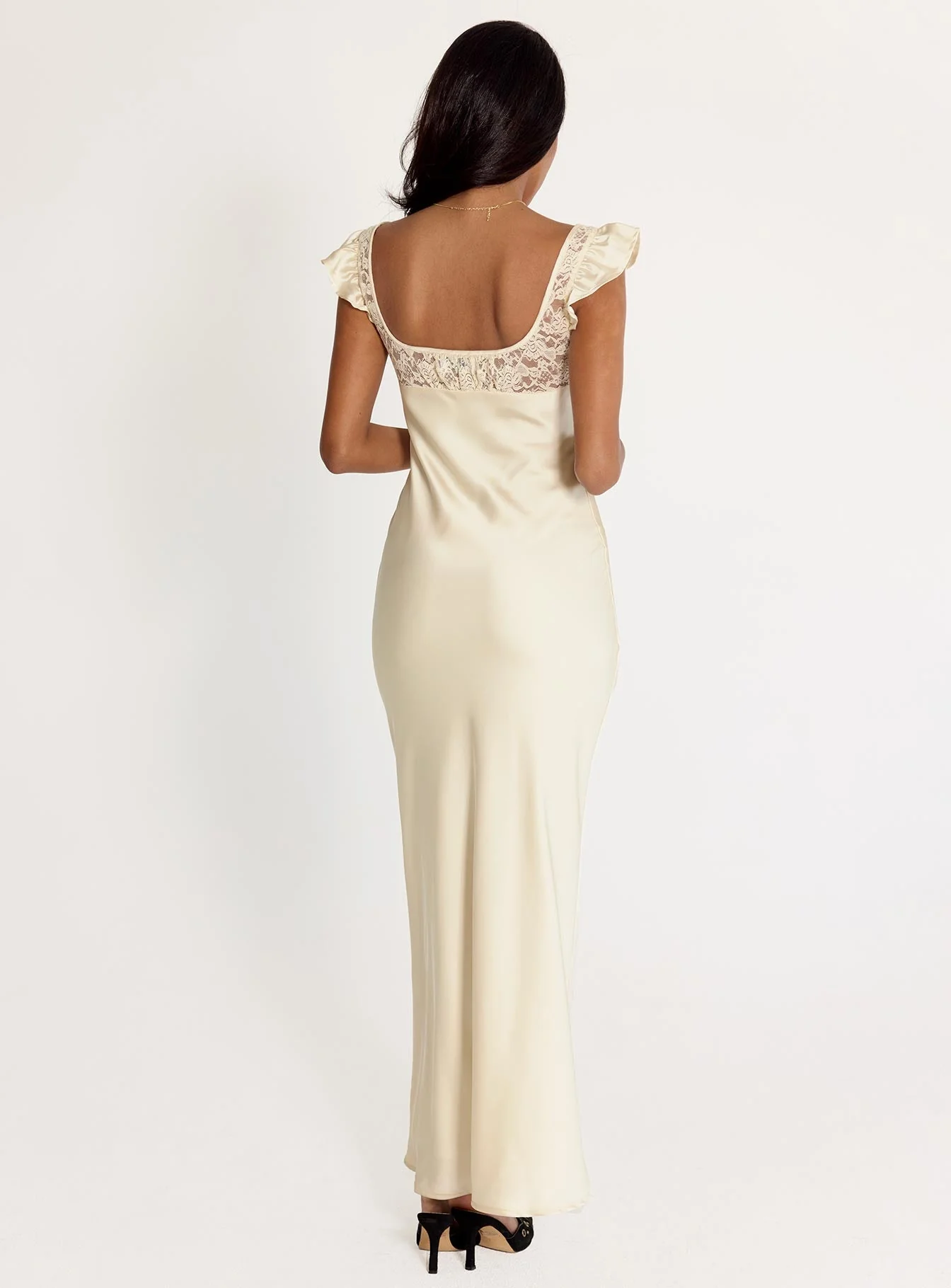 Adelie Maxi Dress Champagne - Image 4