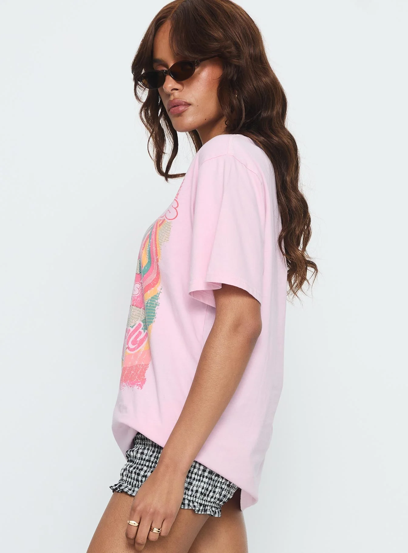 Airheads Oversized Graphic Tee Pink - Image 3