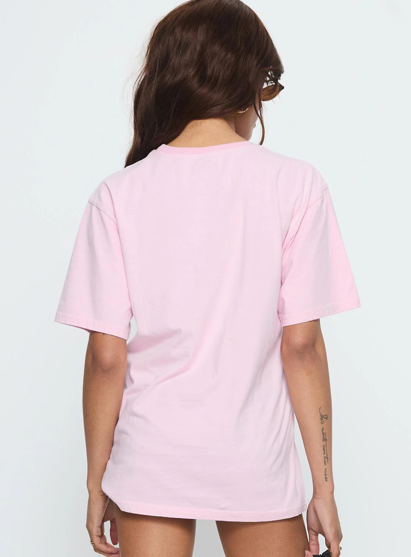 Airheads Oversized Graphic Tee Pink - Image 4
