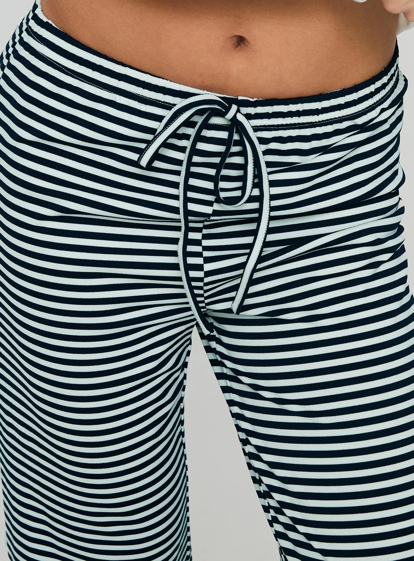Alfreda Jersey Pants Navy Stripe - Image 6