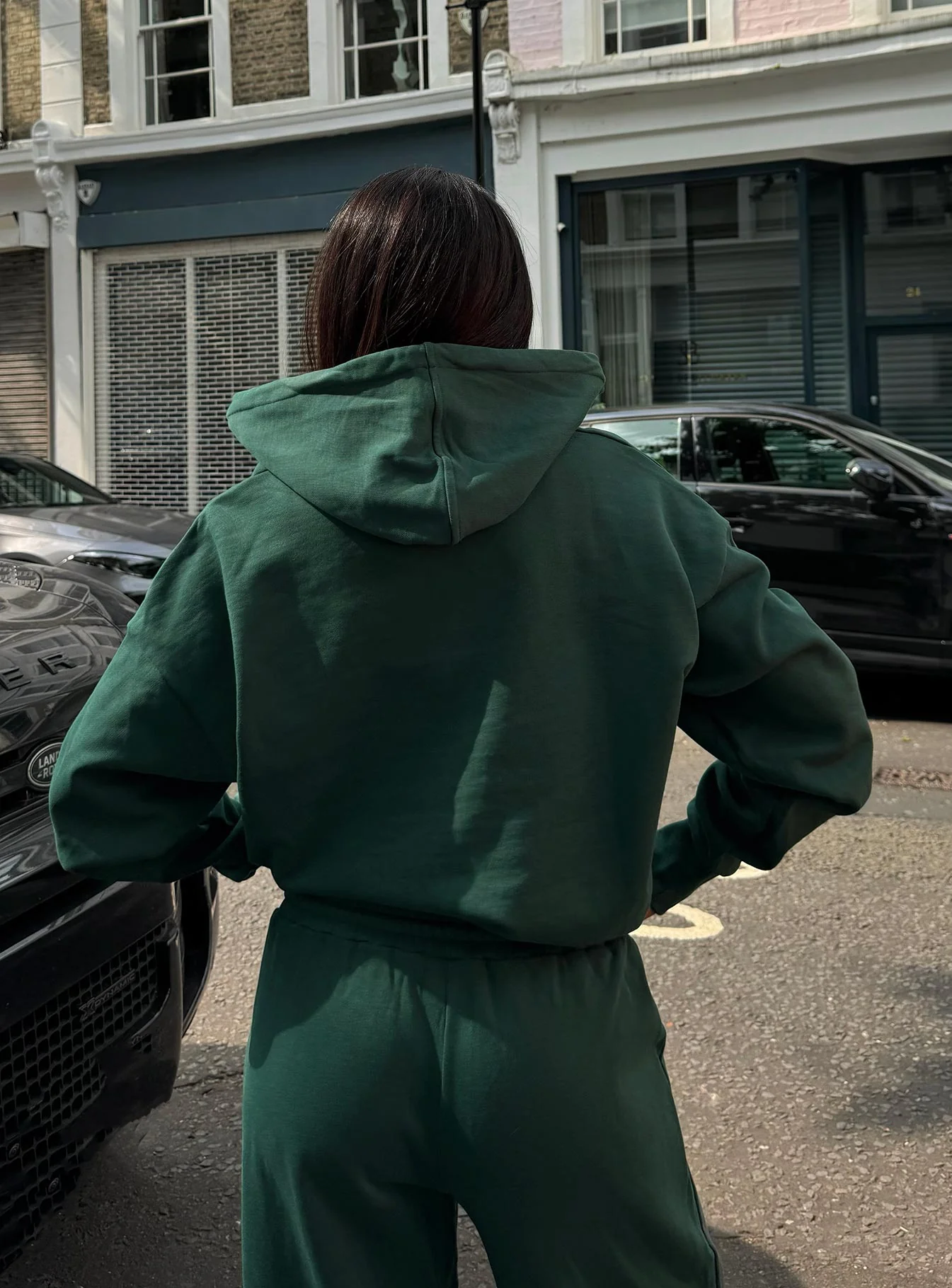 All Day Oversized Hoodie Green - Image 2