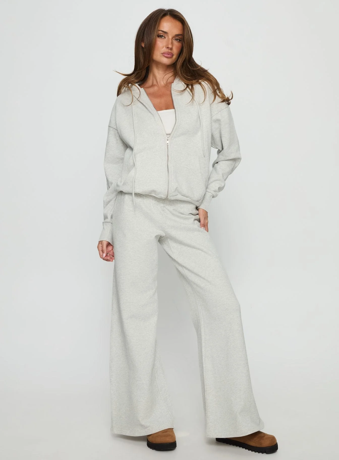 All Day Oversized Hoodie Grey Marle - Image 3