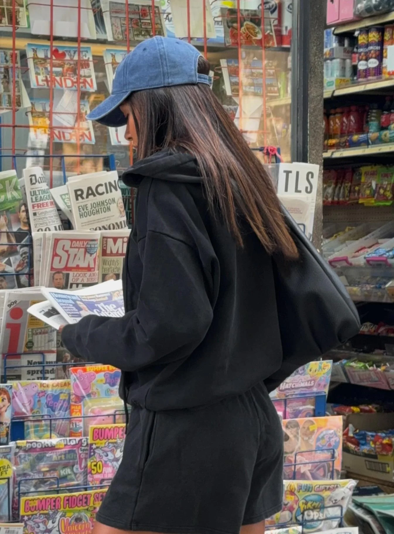 All Day Oversized  Hoodie Washed Black - Image 4