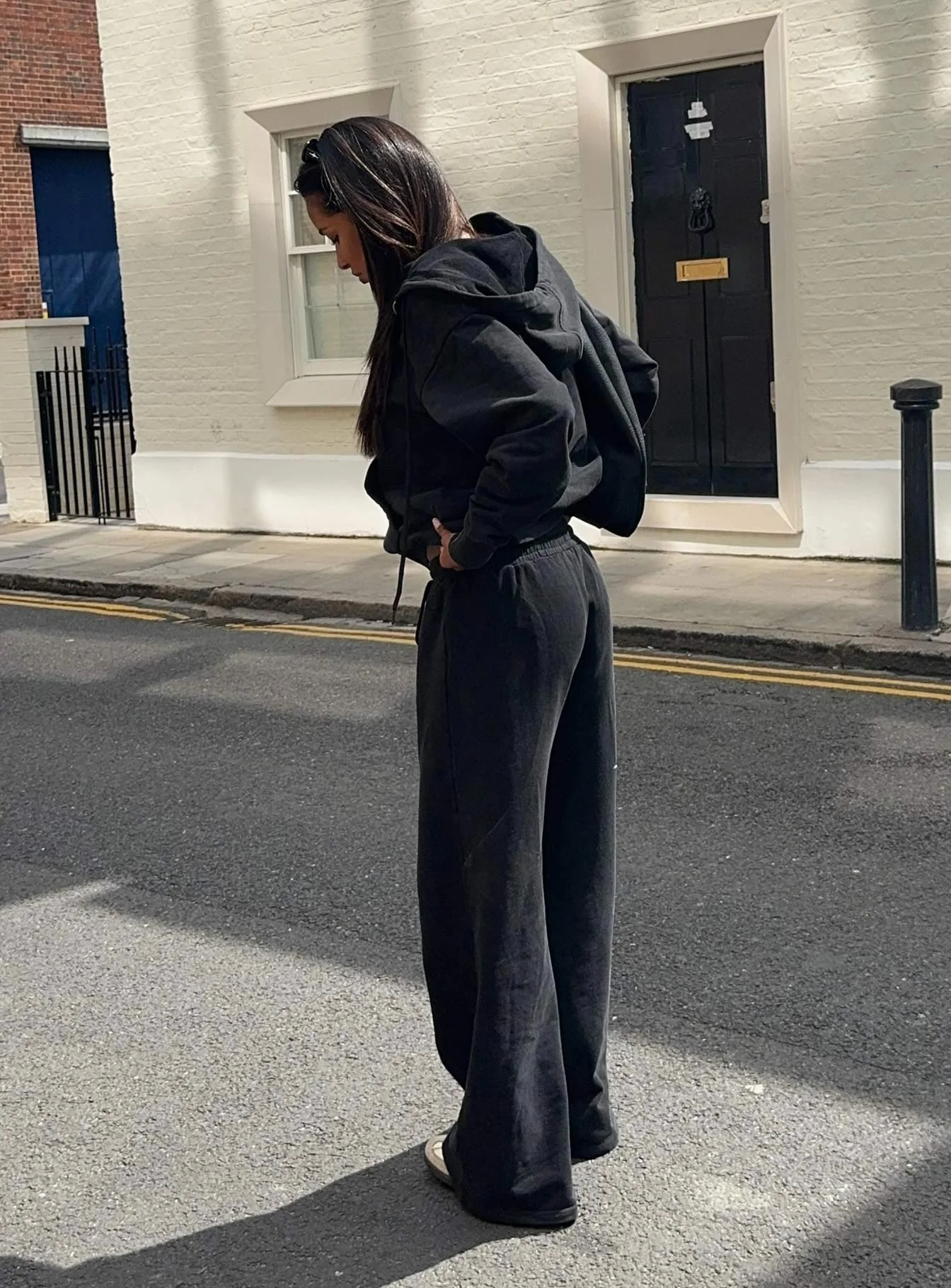 All Day Oversized  Hoodie Washed Black - Image 5