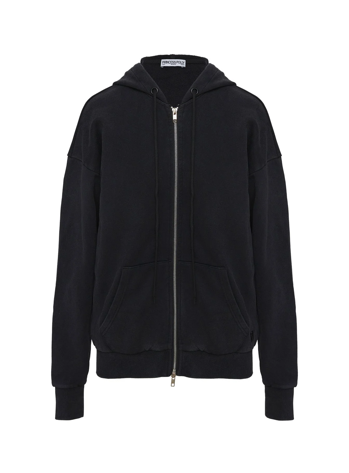 All Day Oversized  Hoodie Washed Black - Image 6