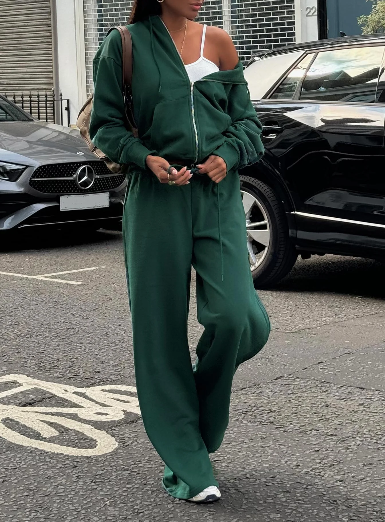All Day Straight Leg Sweatpants Green - Image 2