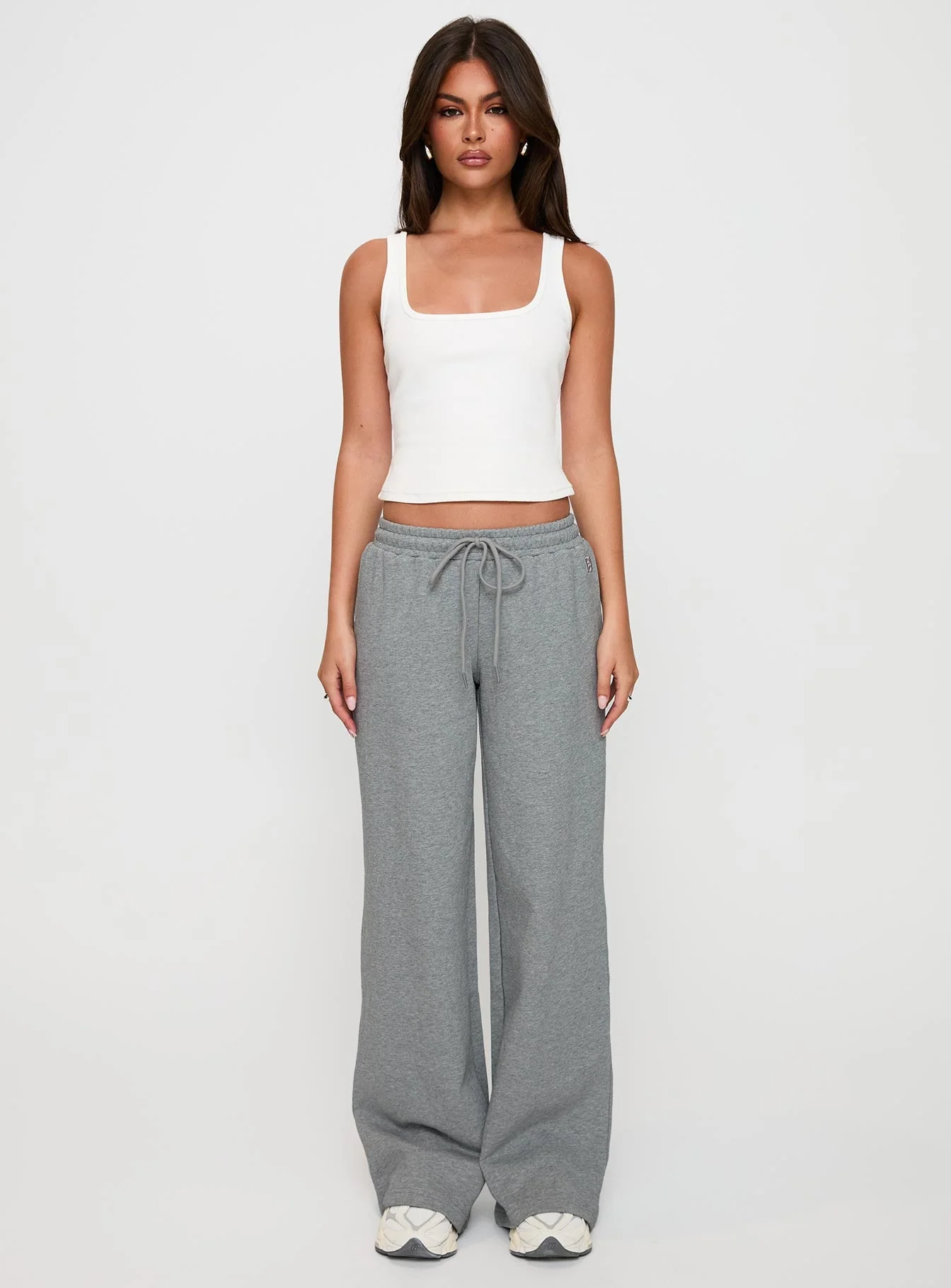 All Day Straight Leg Sweatpants Grey Marle - Image 7