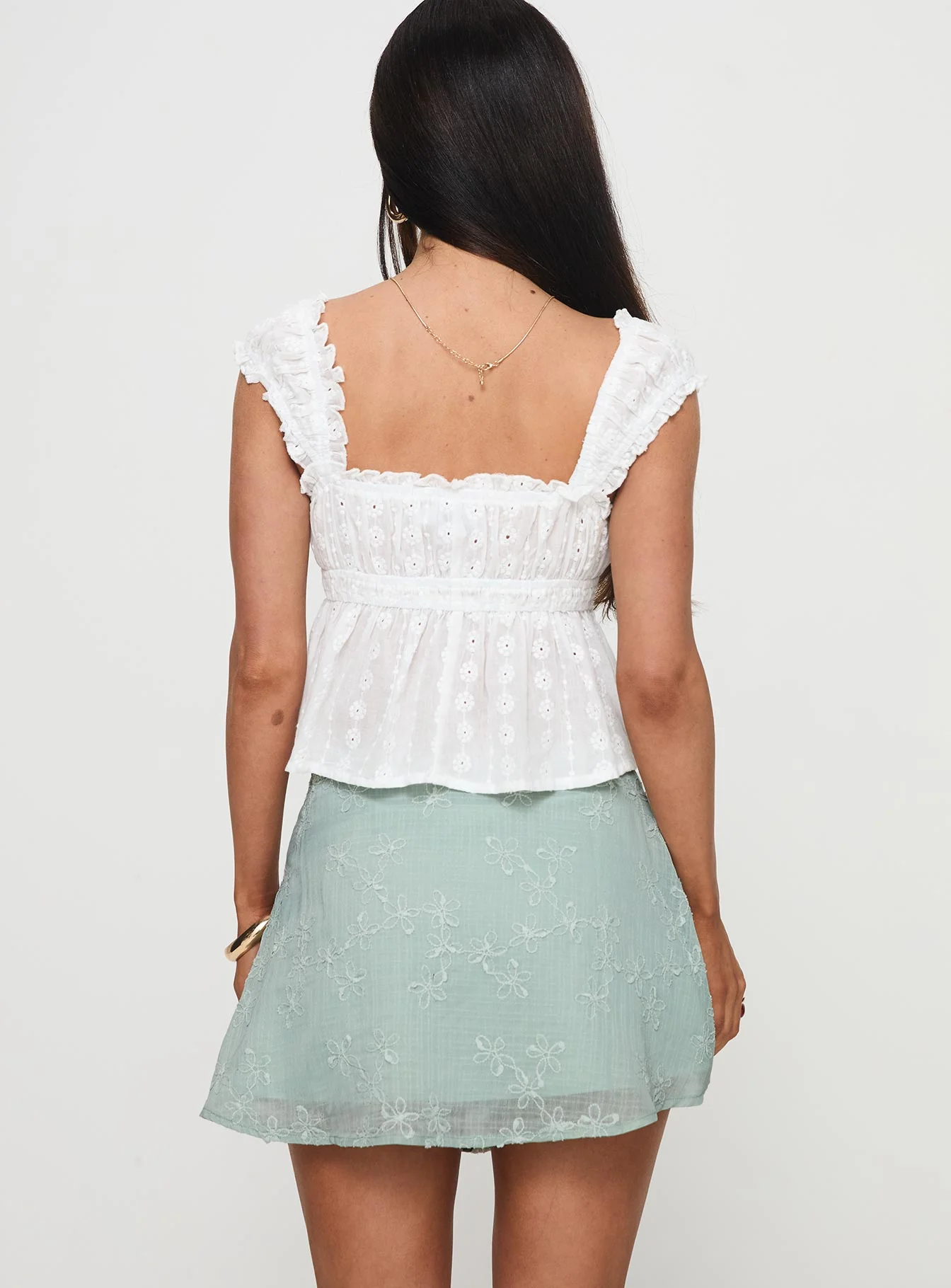 All My Friends Mini Skirt Green - Image 5