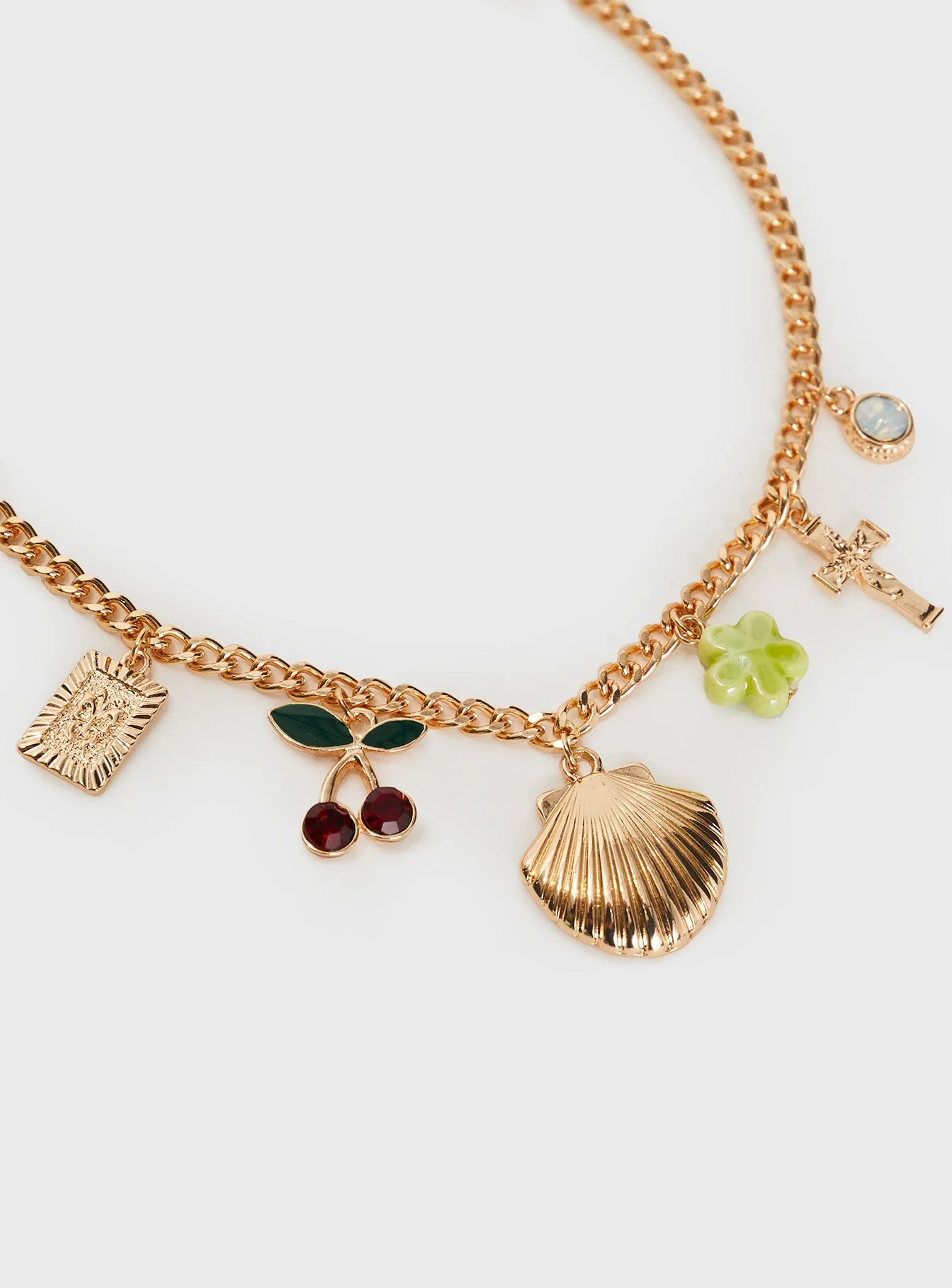 All My Life Charm Necklace Gold - Image 3
