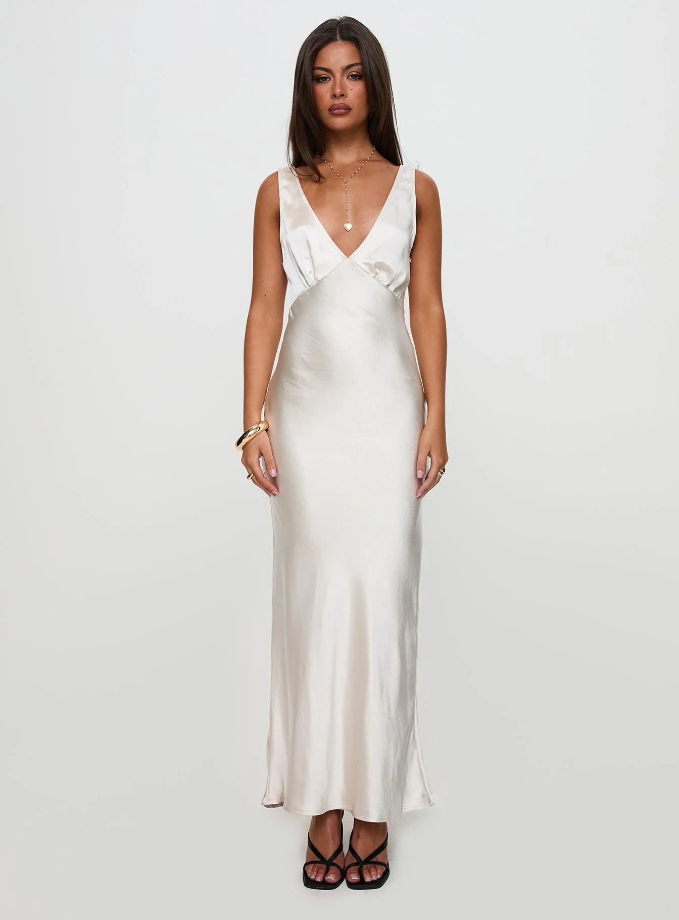 Allegra Maxi Dress Champagne - Image 13