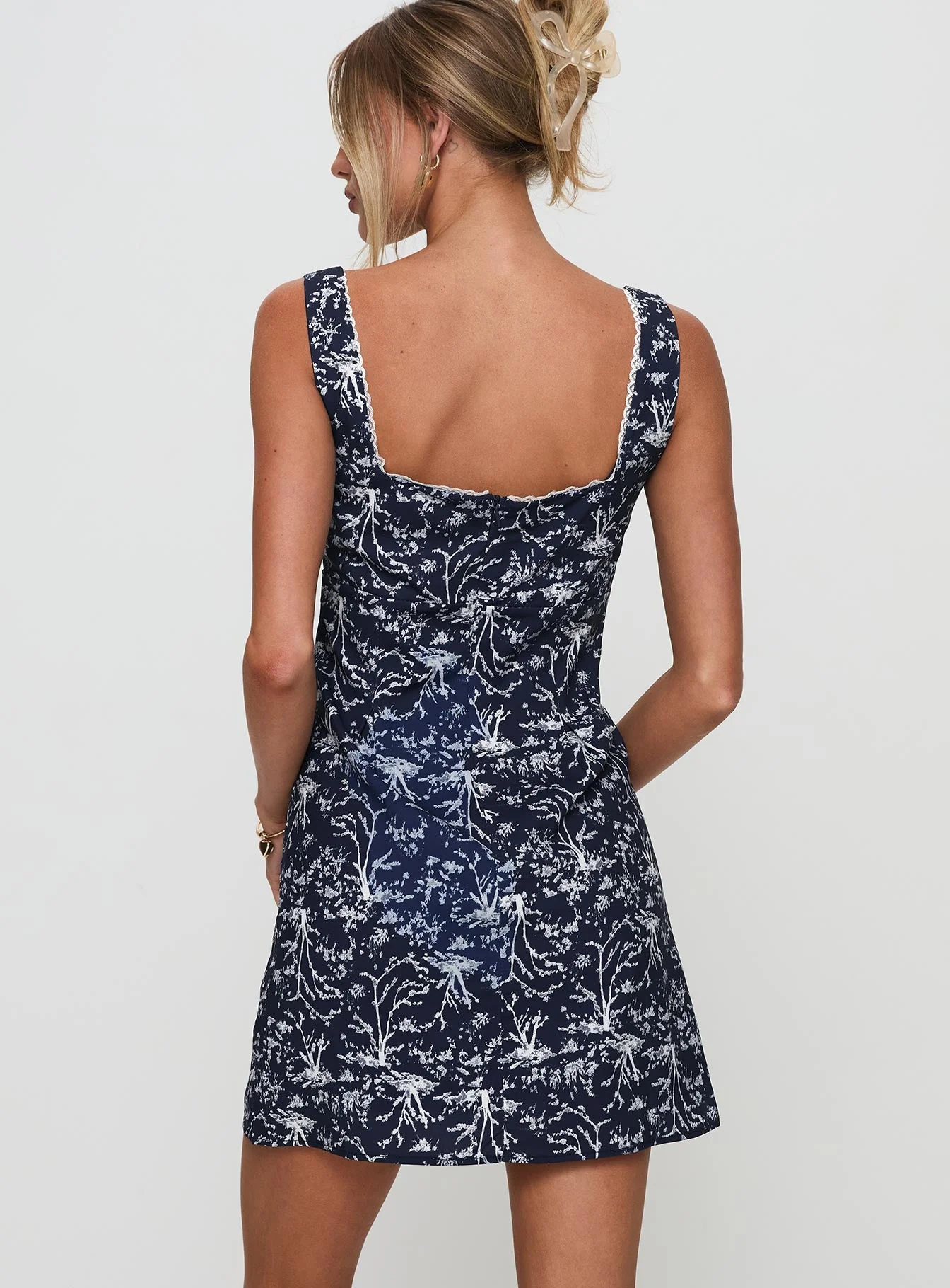 Alliston Mini Dress Navy - Image 5