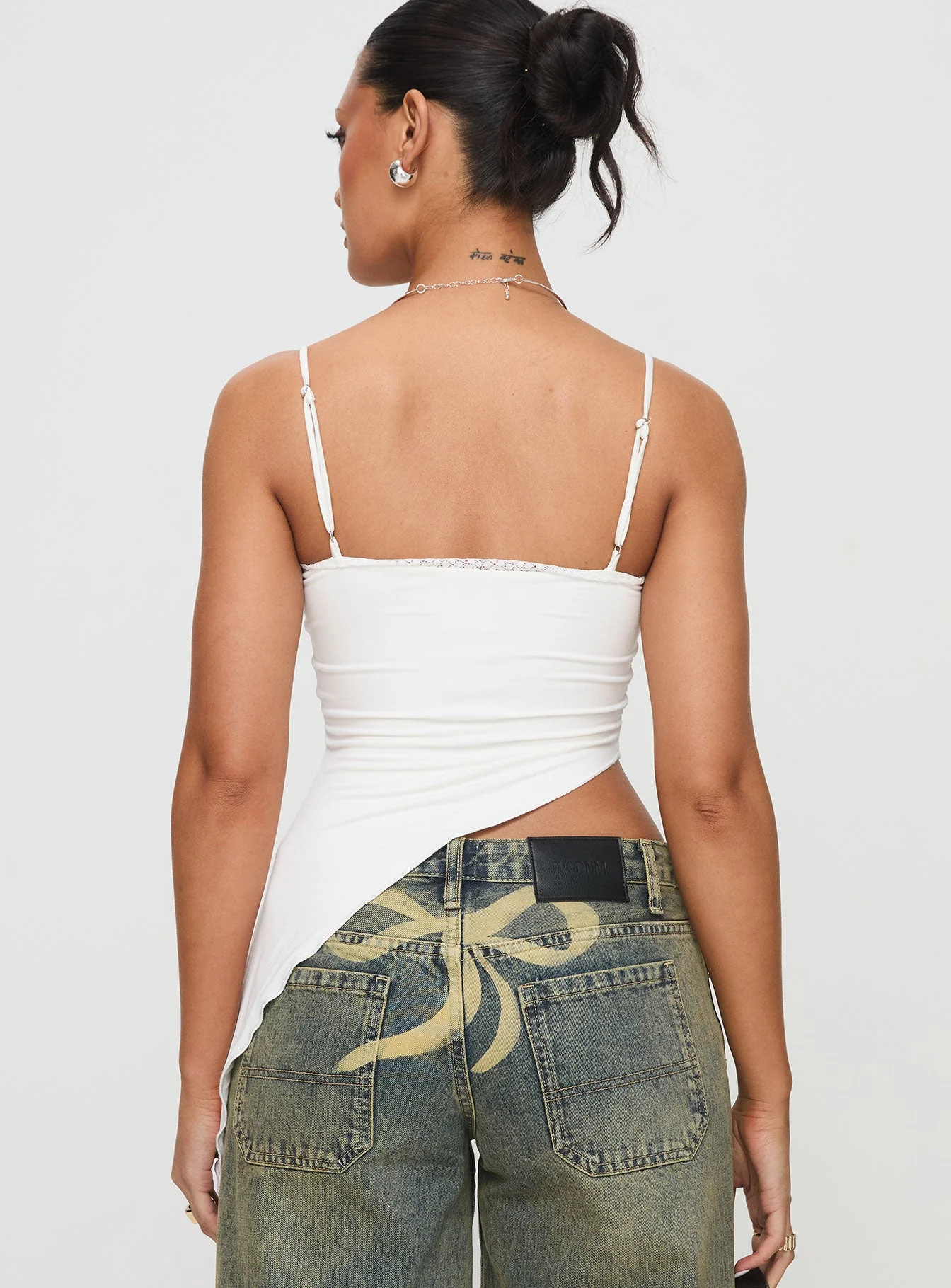 Amabella Asymmetric Top White - Image 5