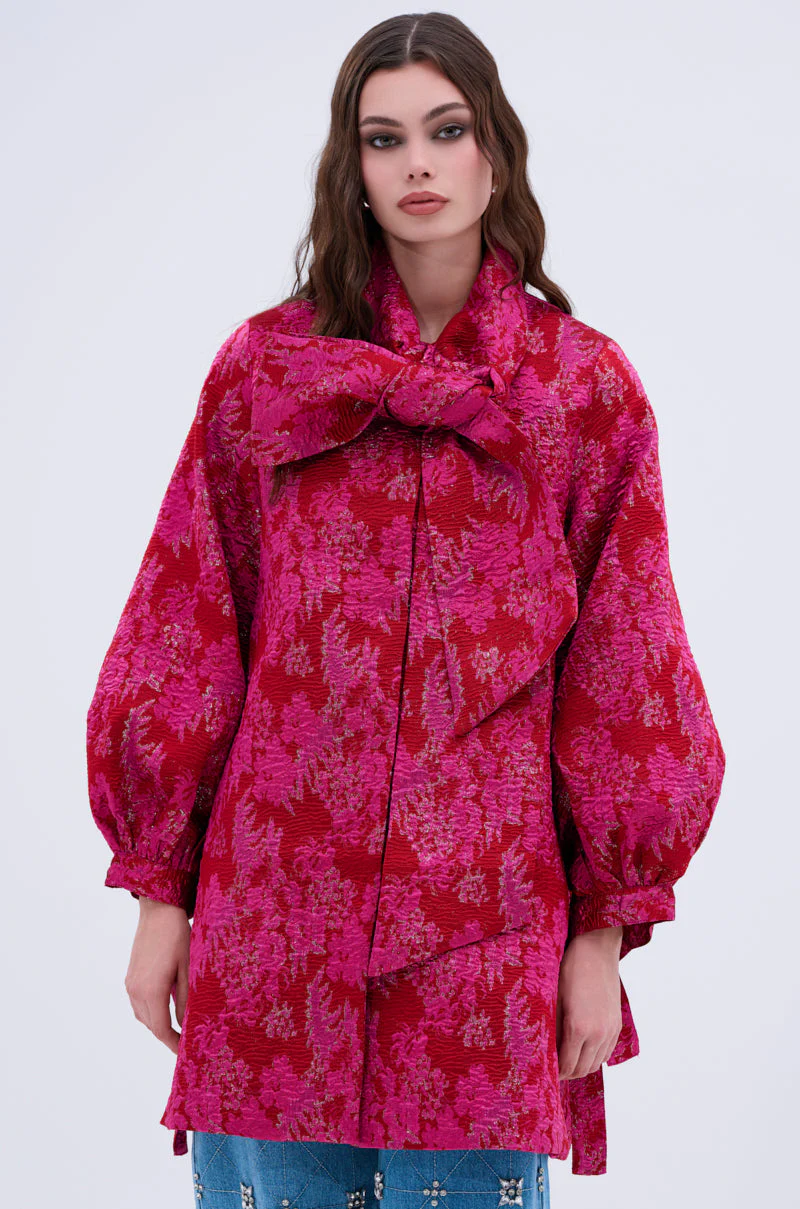 AMALIA TIE NECK TRENCH - Image 2