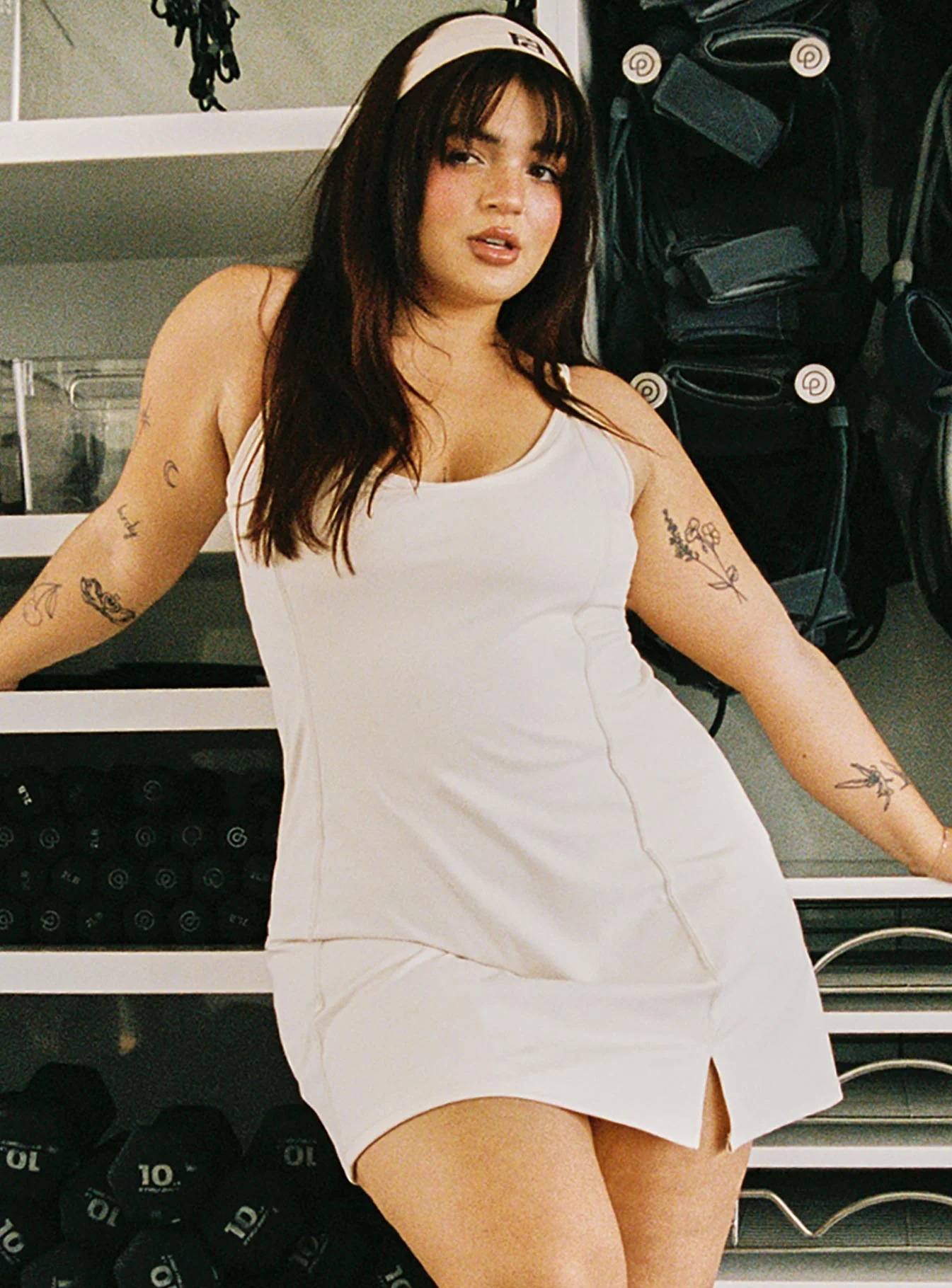 Ambition Activewear Romper Latte Curve - Image 6