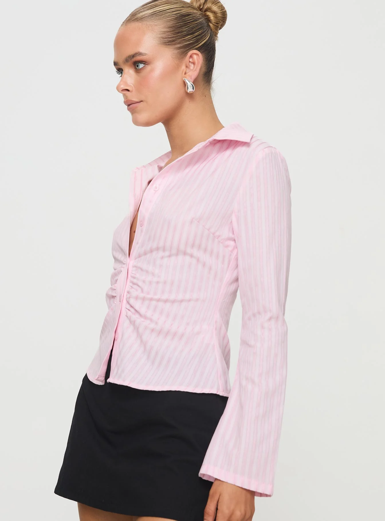 Ambrose Shirt Pink Stripe - Image 5