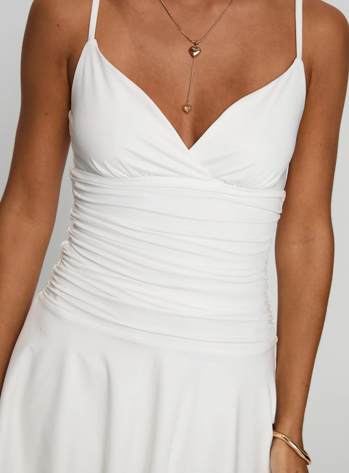 Andersson Mini Dress White - Image 6