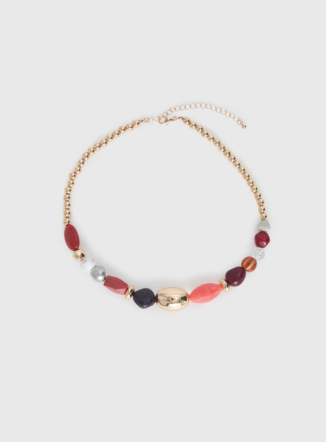 Andorra Gemstone Necklace Gold - Image 2
