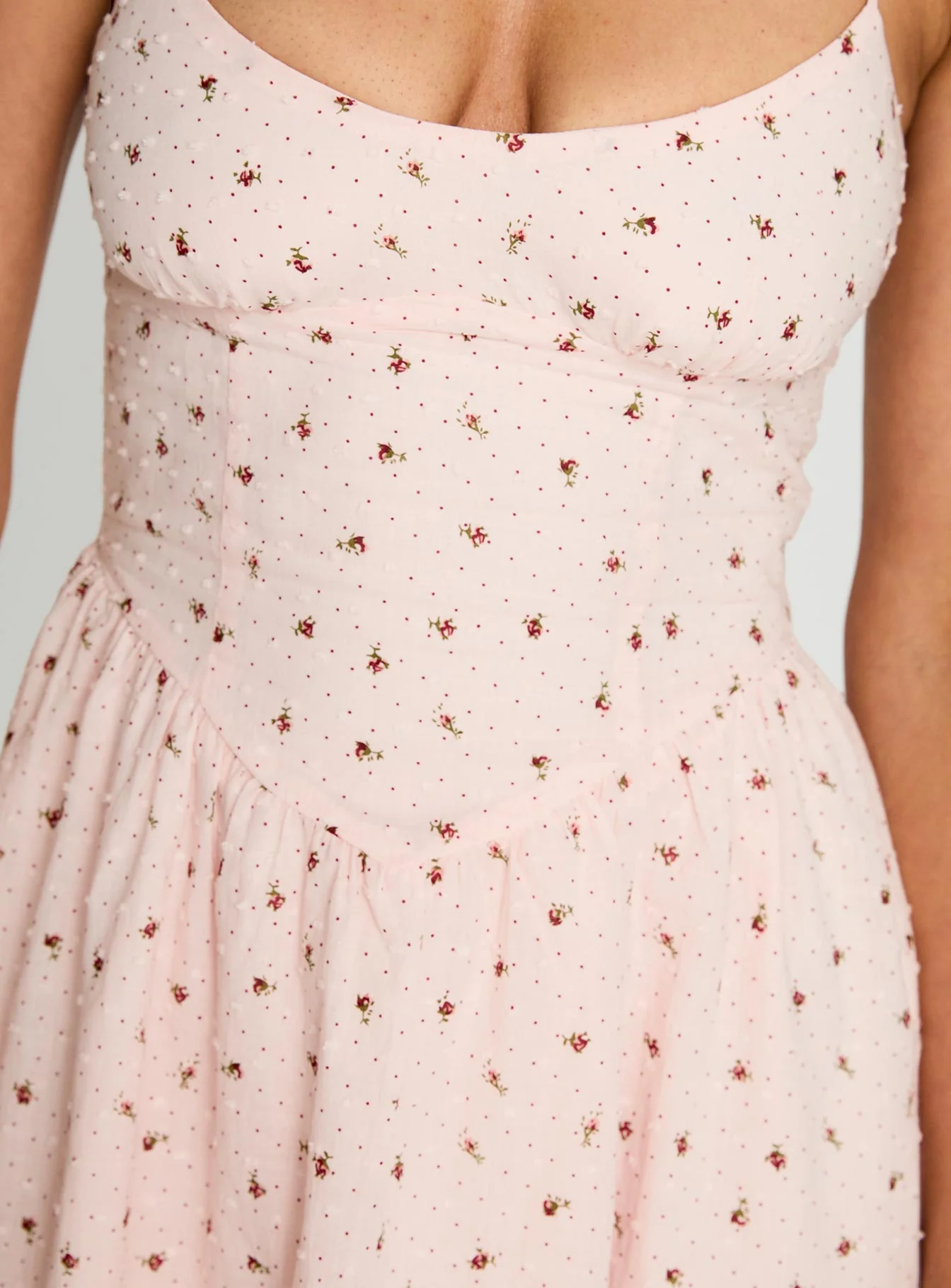 Angeletta Mini Dress Pink Floral - Image 5