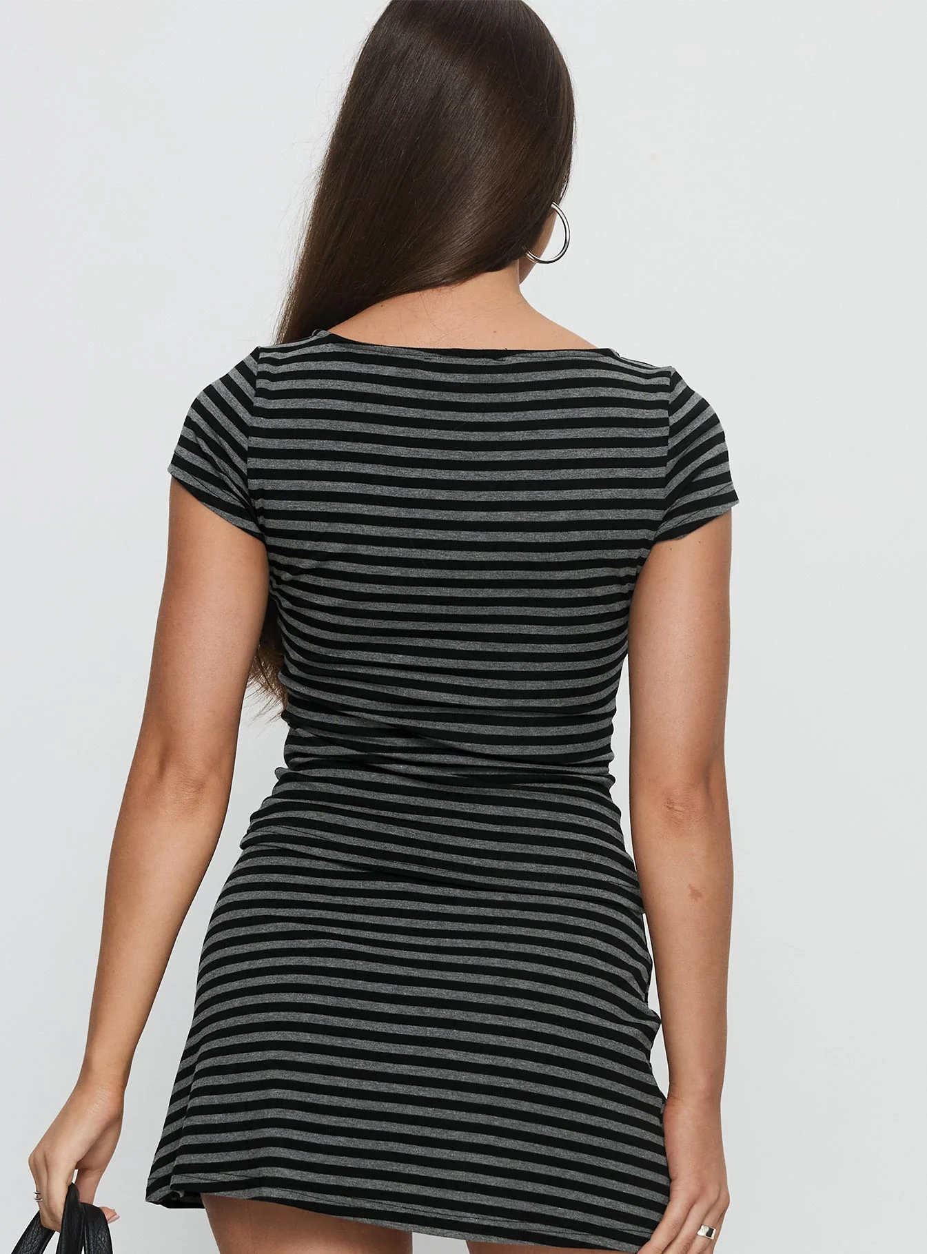 Angellina Jersey Button Down Top Stripe - Image 5