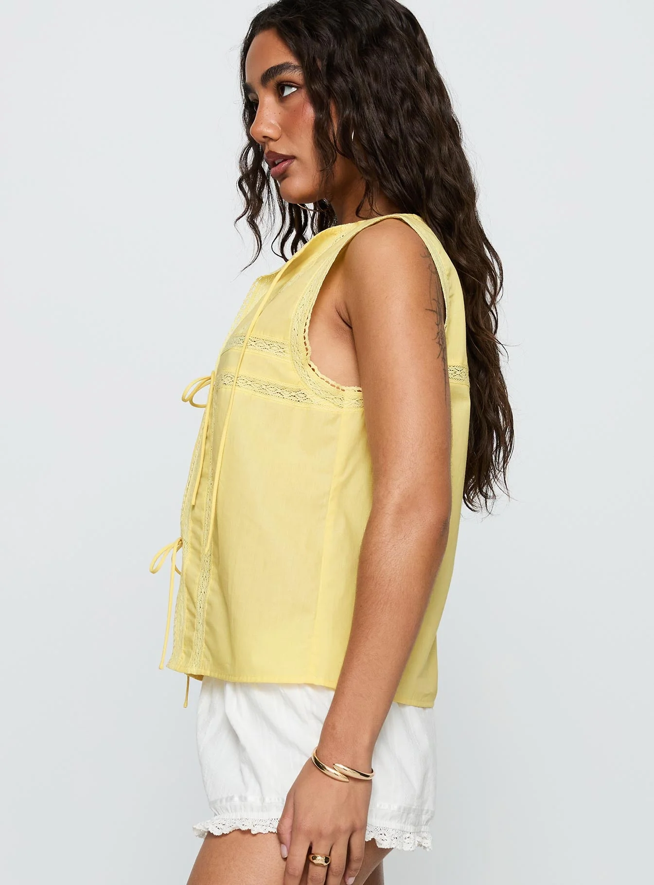 Angourie Blouse Top Lemon - Image 4