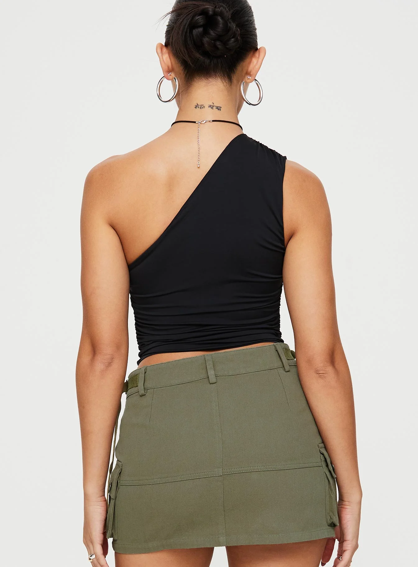 Annem One Shoulder Top Black - Image 4