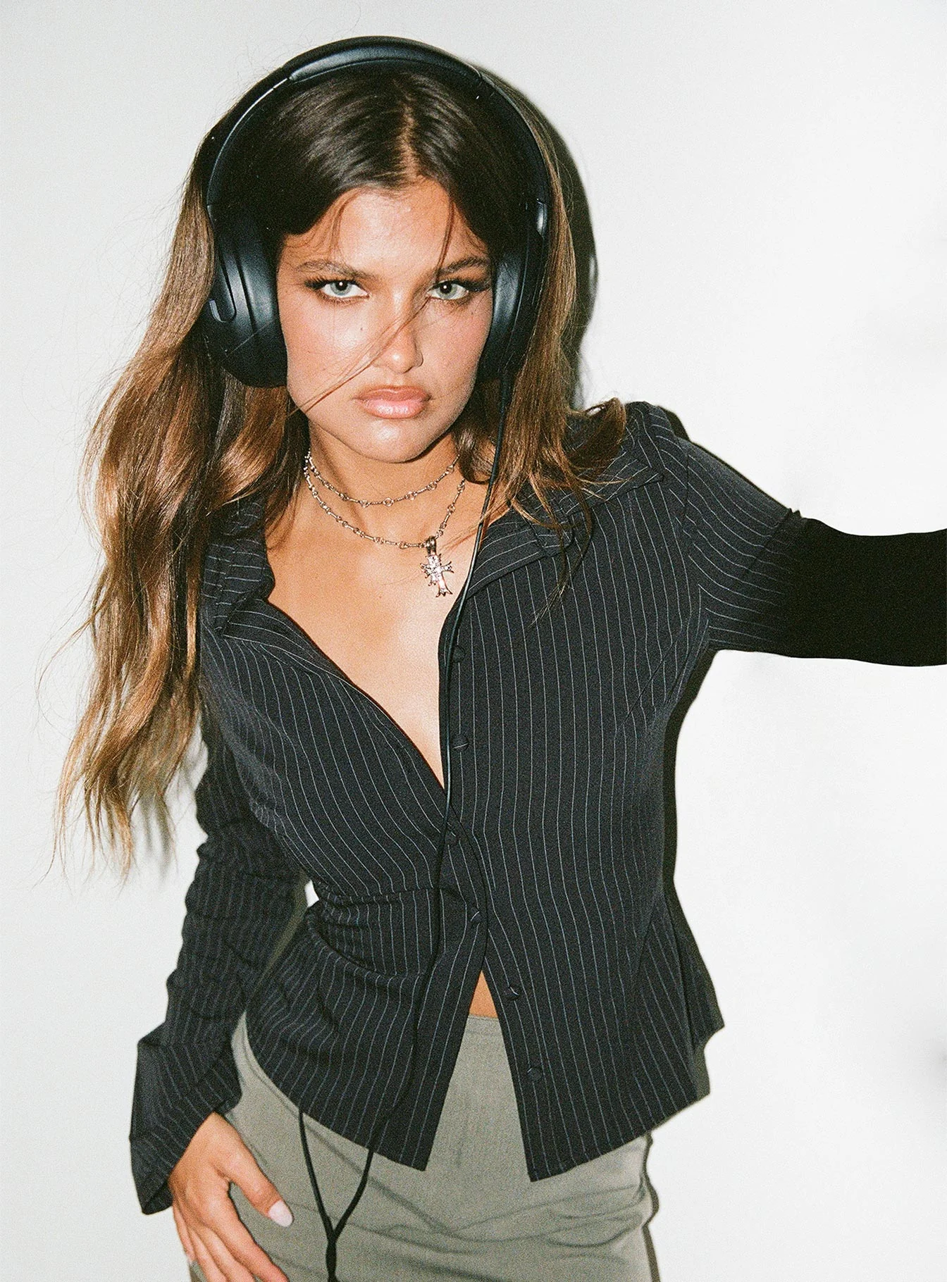 Anni Stripe Shirt Pinstripe - Image 9