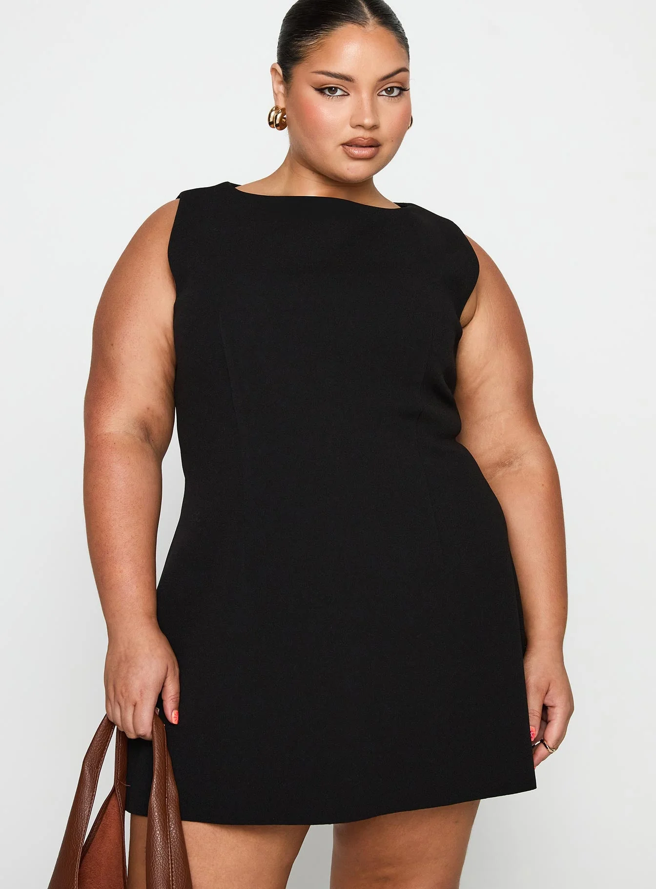 Anse Mini Dress Black Curve - Image 2
