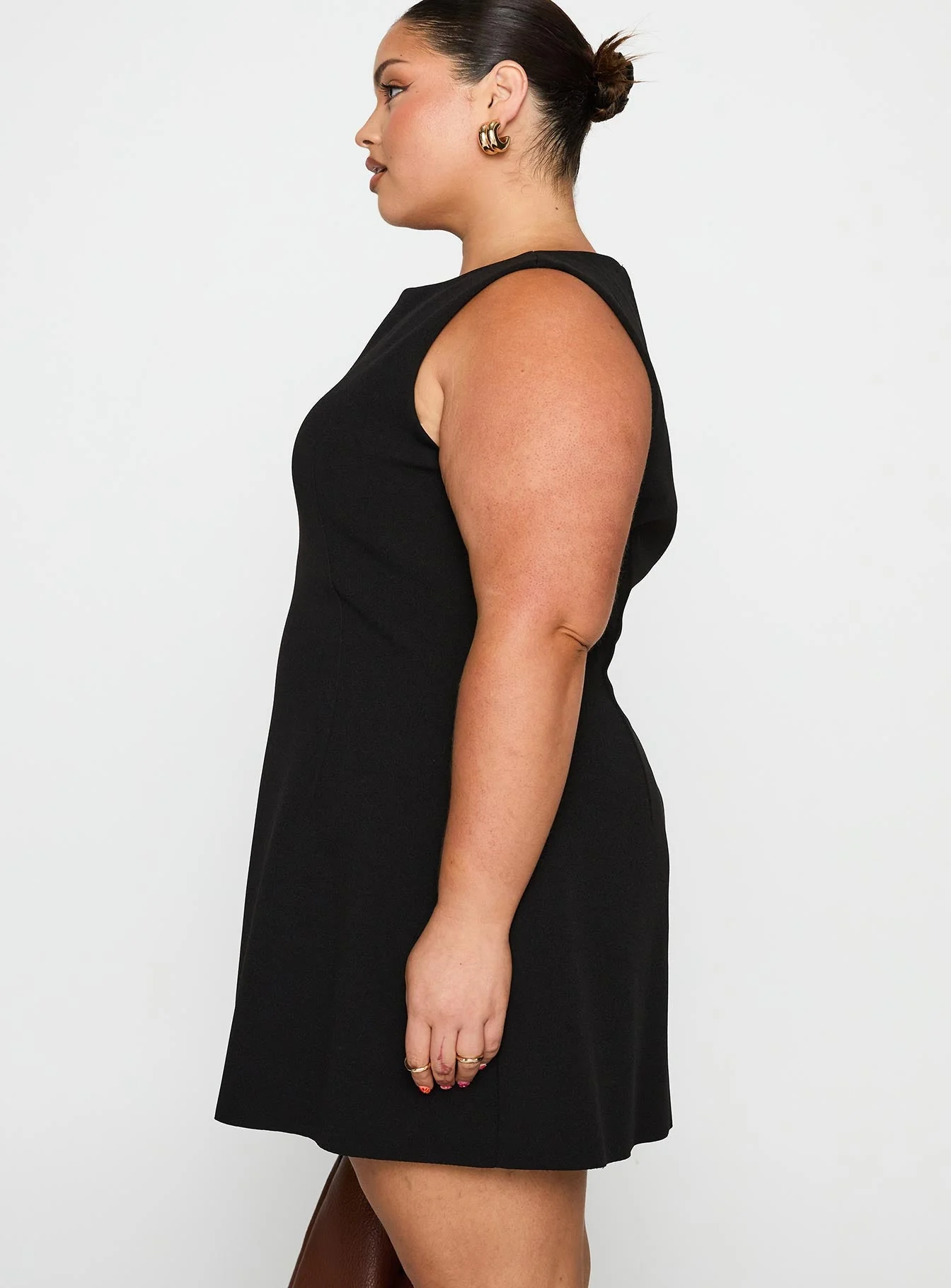 Anse Mini Dress Black Curve - Image 4