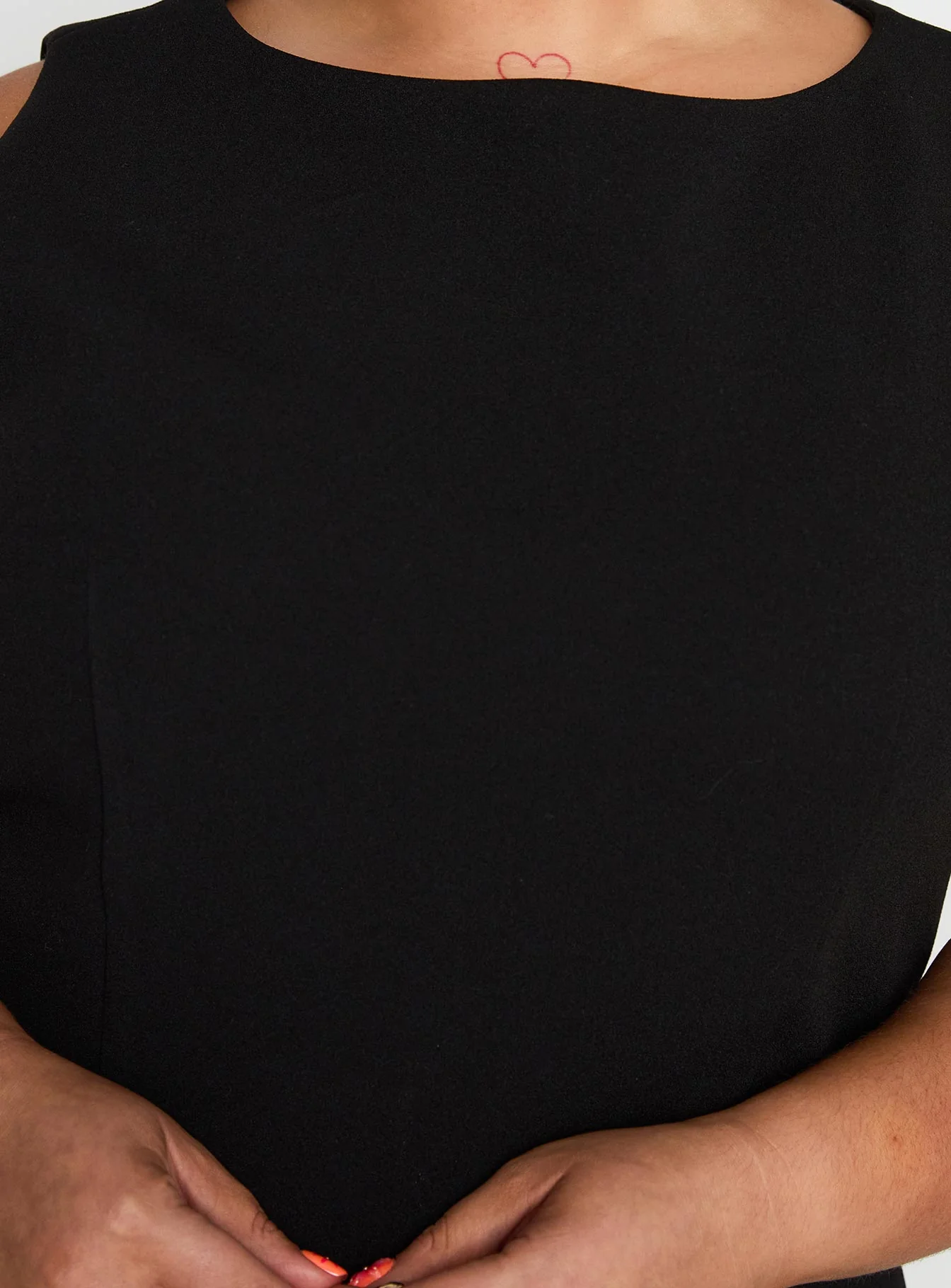 Anse Mini Dress Black Curve - Image 6