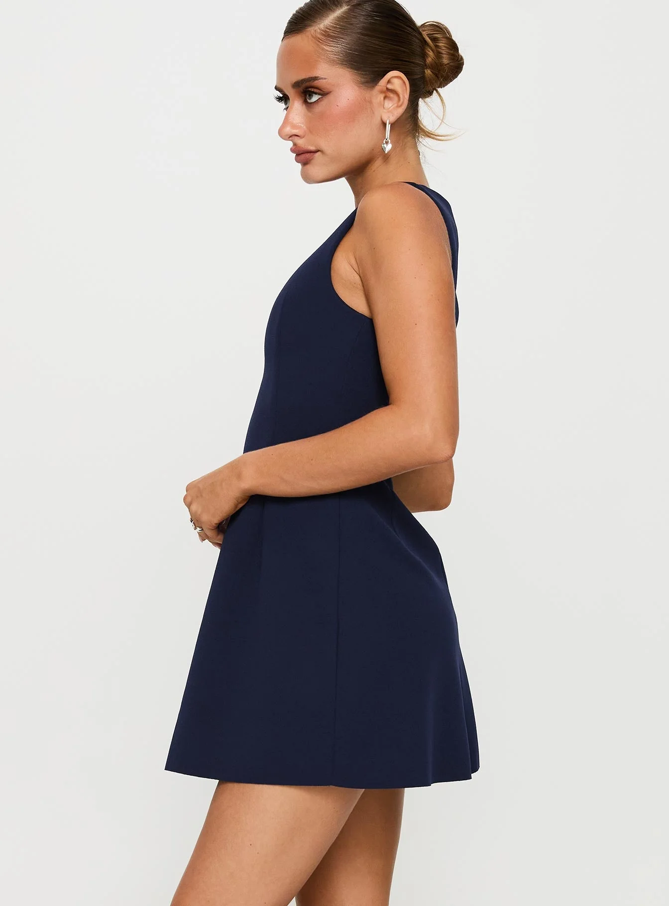 Anse Mini Dress Navy - Image 4