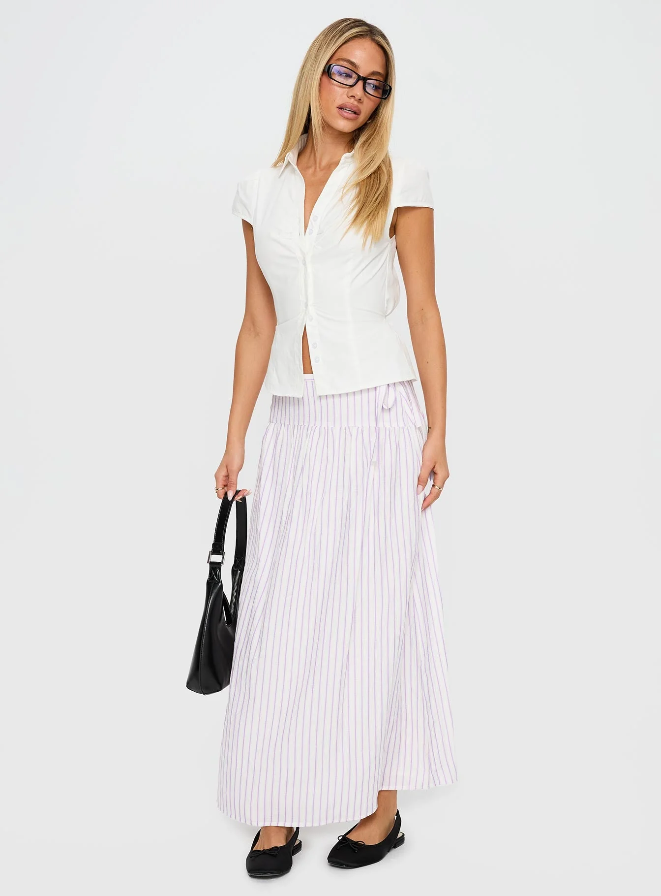Antheia Maxi Skirt White Multi - Image 3