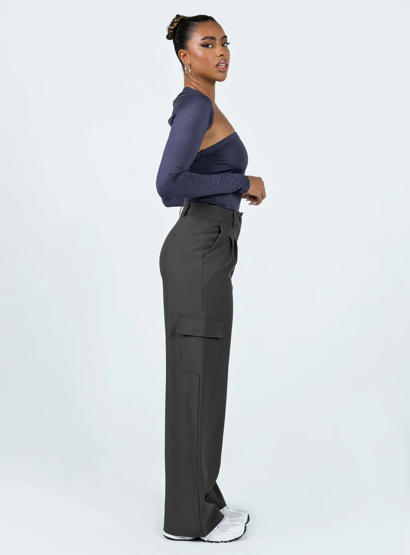 Archer Cargo Pants Slate - Image 3