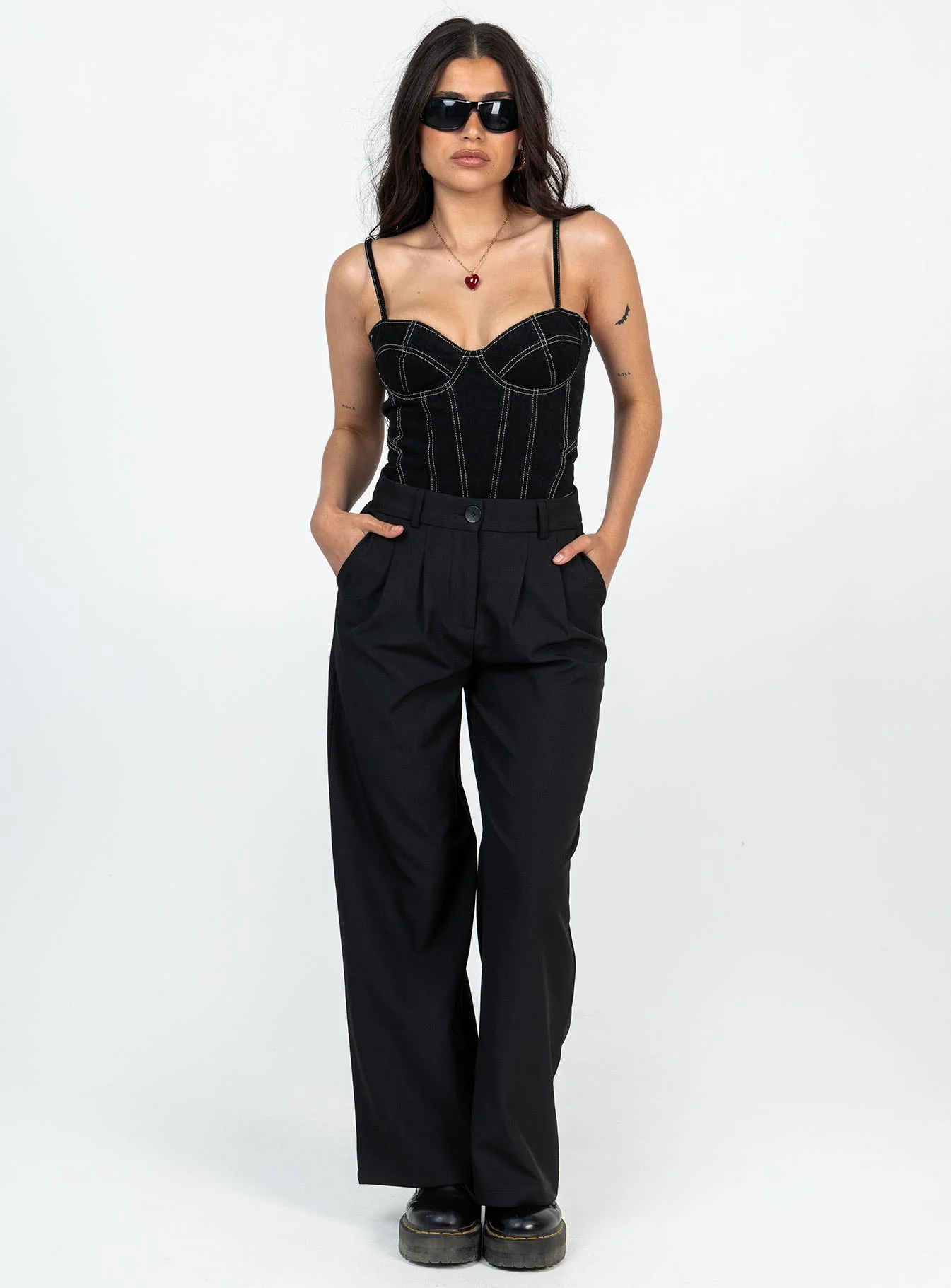Archer Pants Black Petite - Image 3