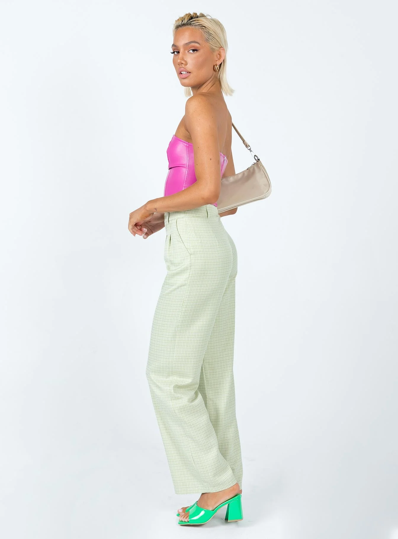 Archer Pants Green Check - Image 3