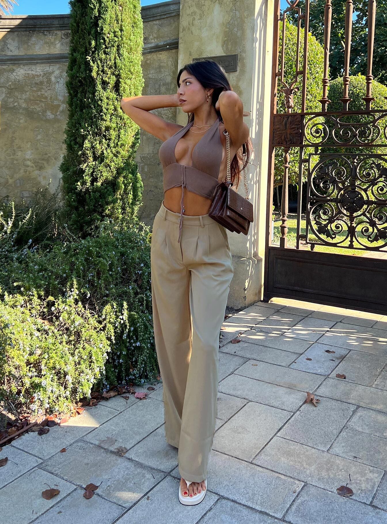 Archer Pants Taupe - Image 10