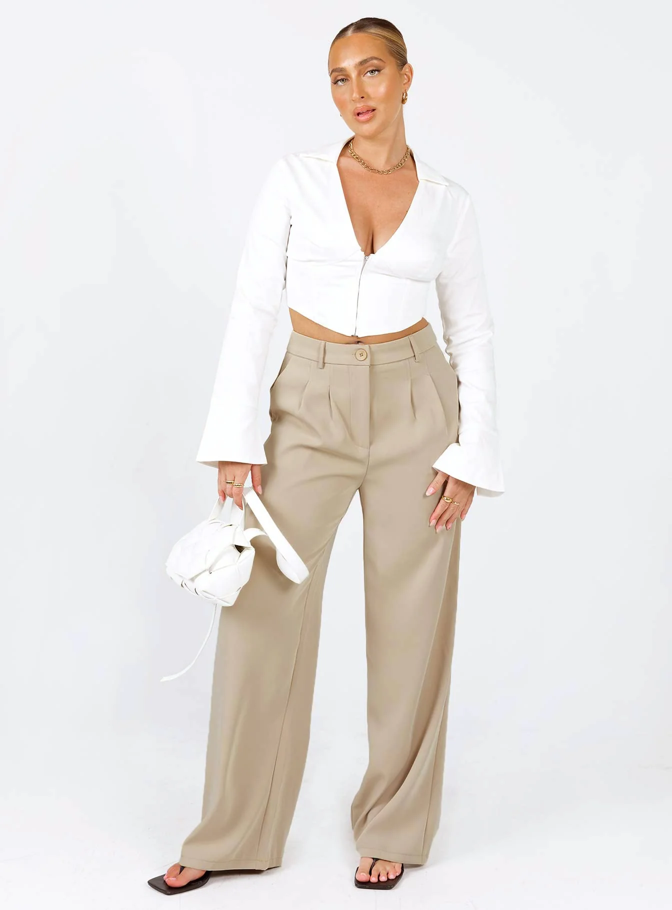 Archer Pants Taupe - Image 3