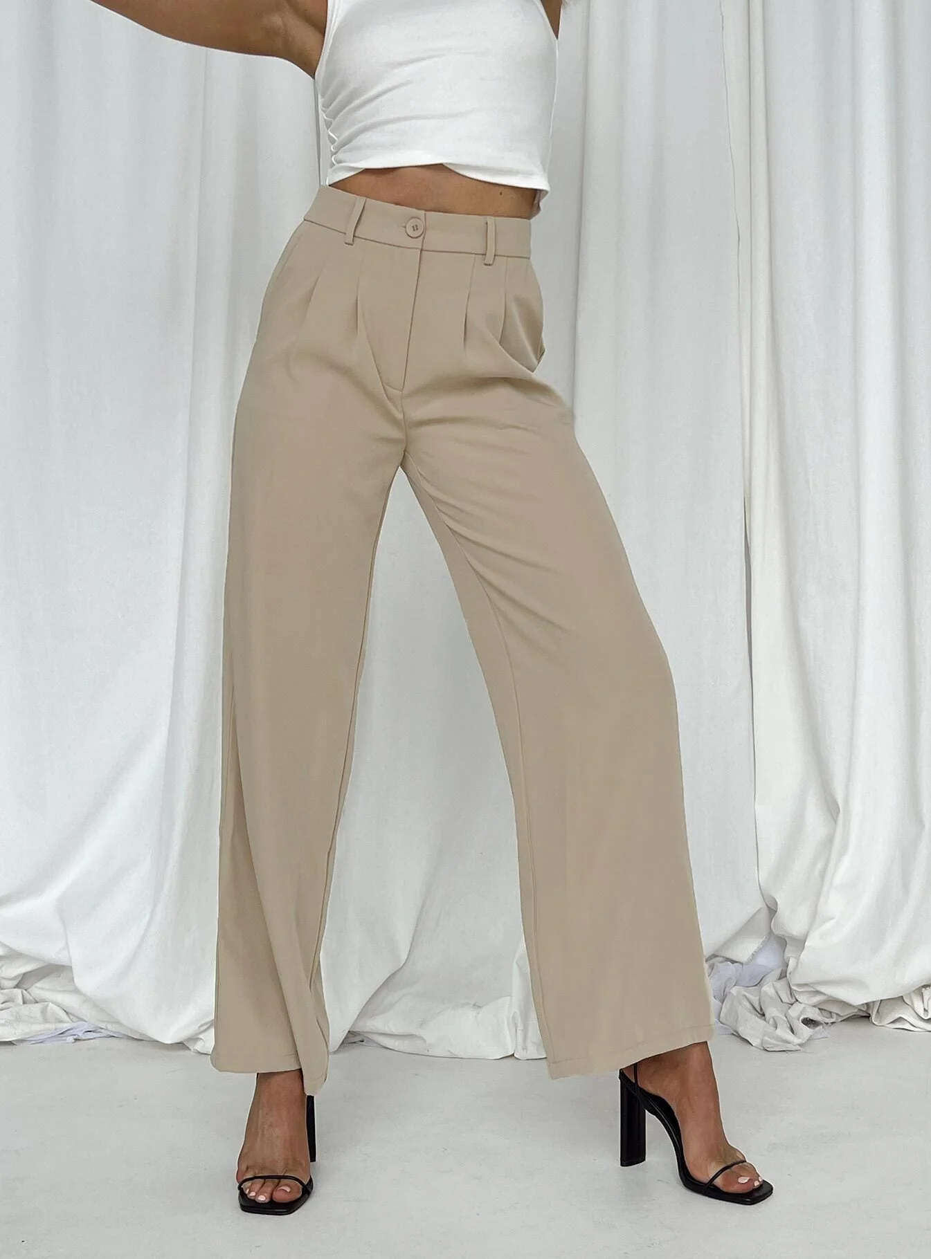 Archer Pants Taupe - Image 6