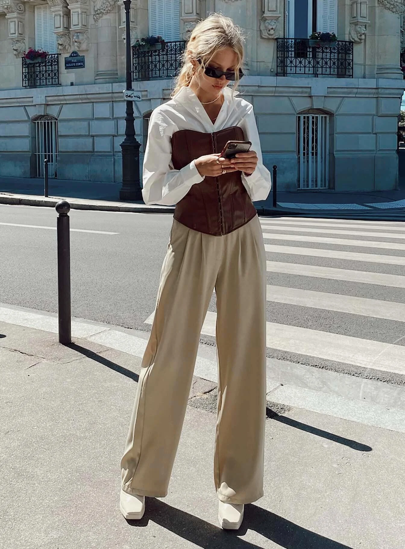Archer Pants Taupe - Image 8