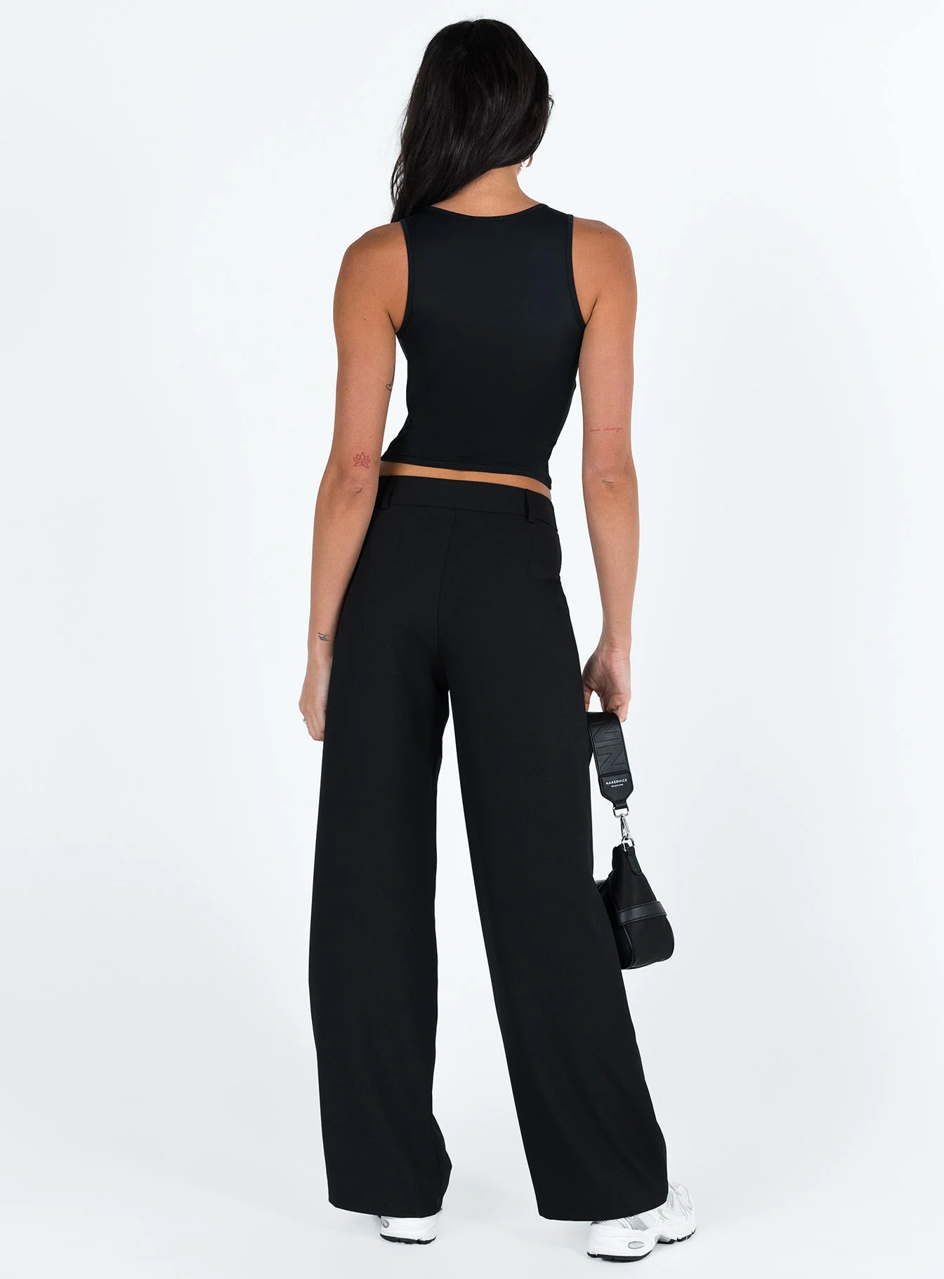 Archie Low Rise Pants Black Petite - Image 5
