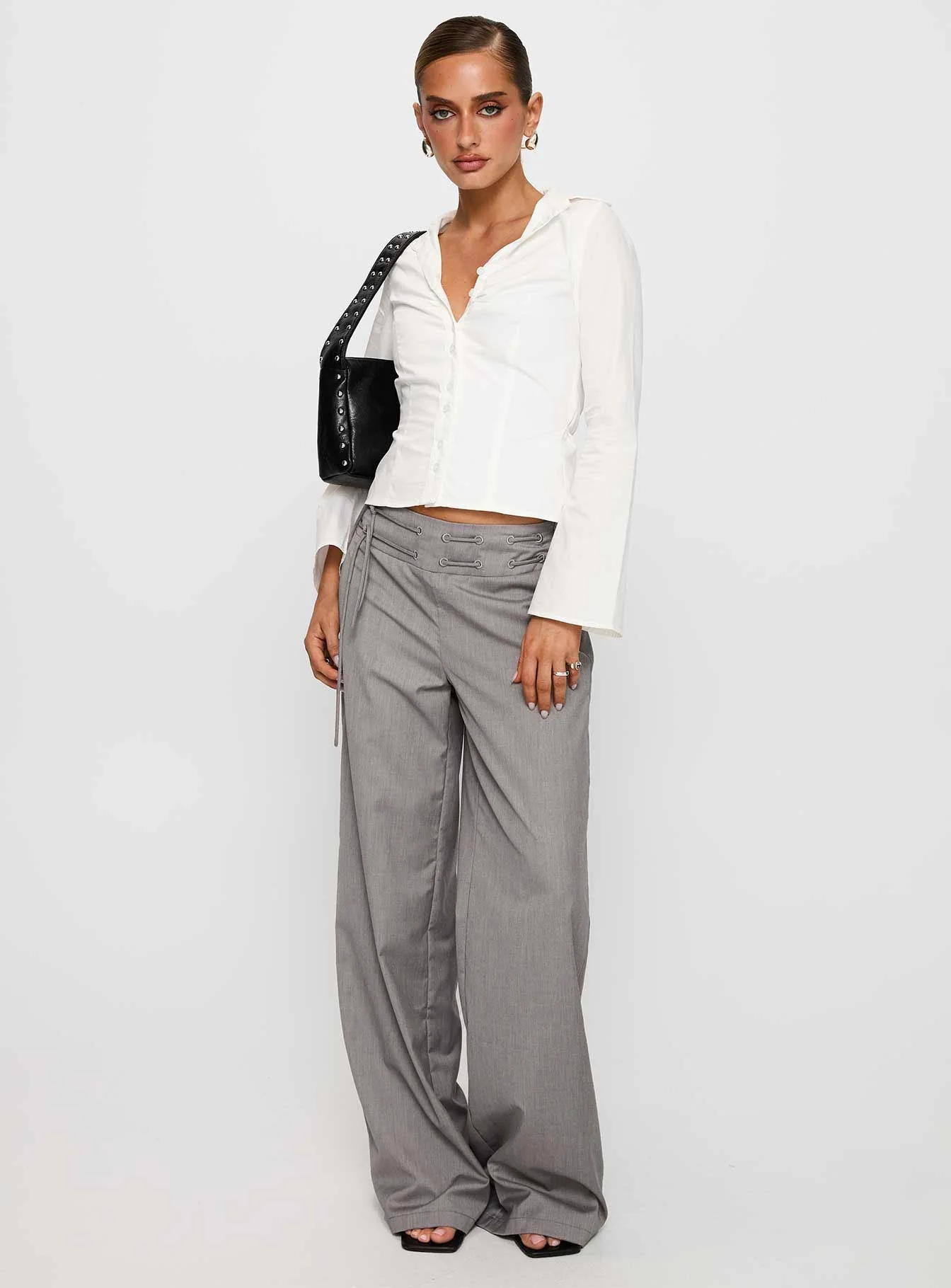 Arianwyn Long Sleeve Shirt White - Image 3