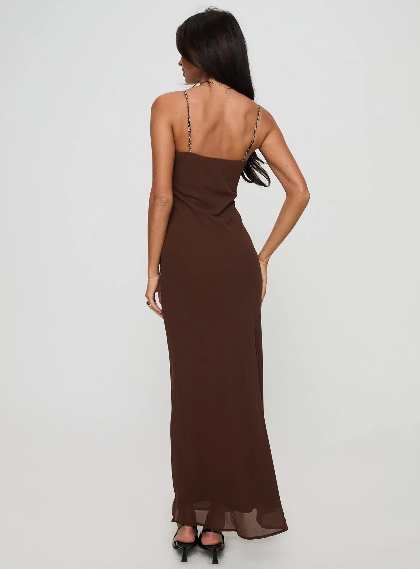 Moorey Maxi Dress Brown - Image 5