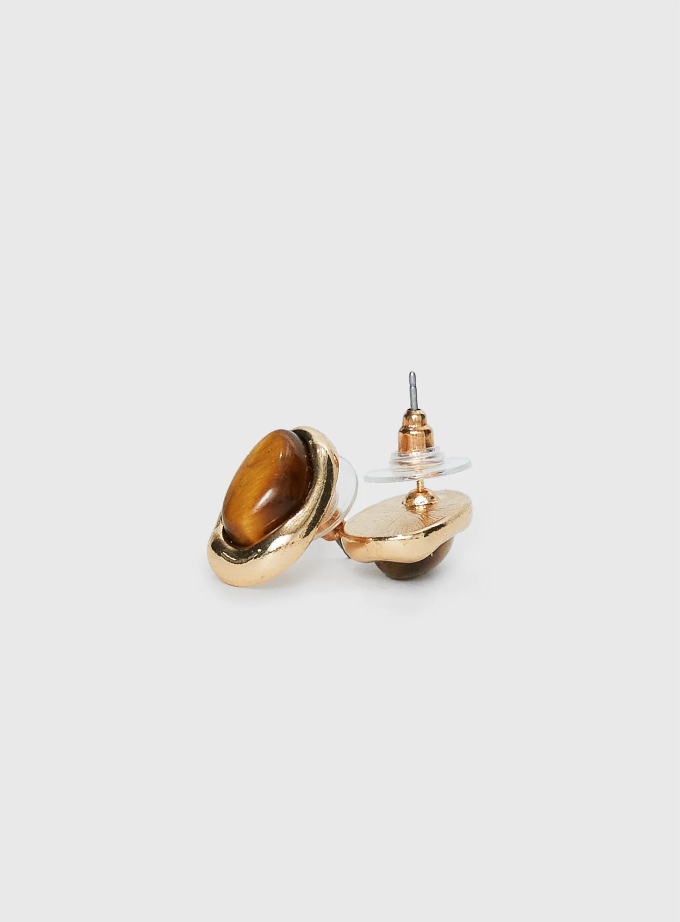 Around The Corner Earrings Gold - Image 3