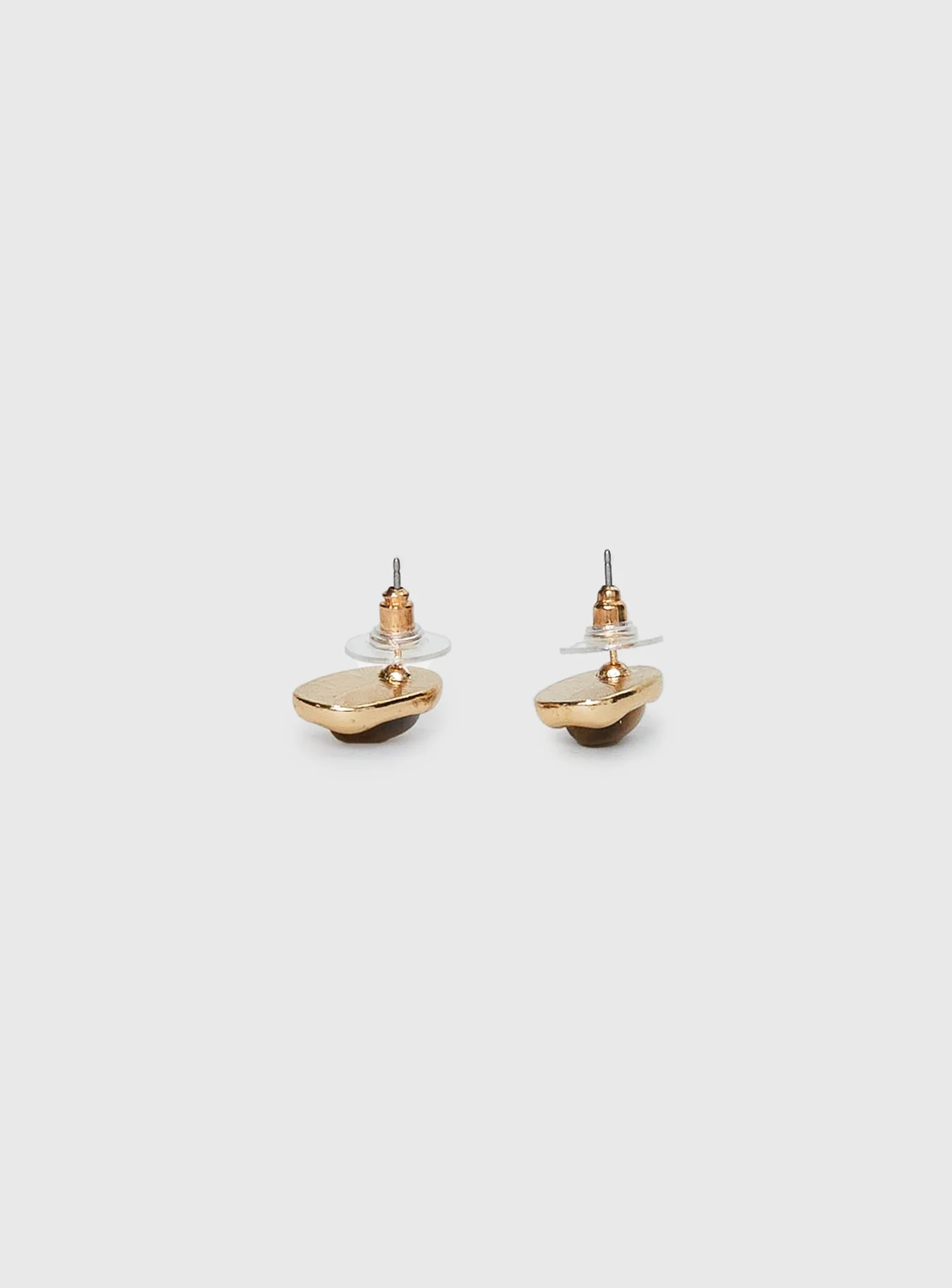 Around The Corner Earrings Gold - Image 4