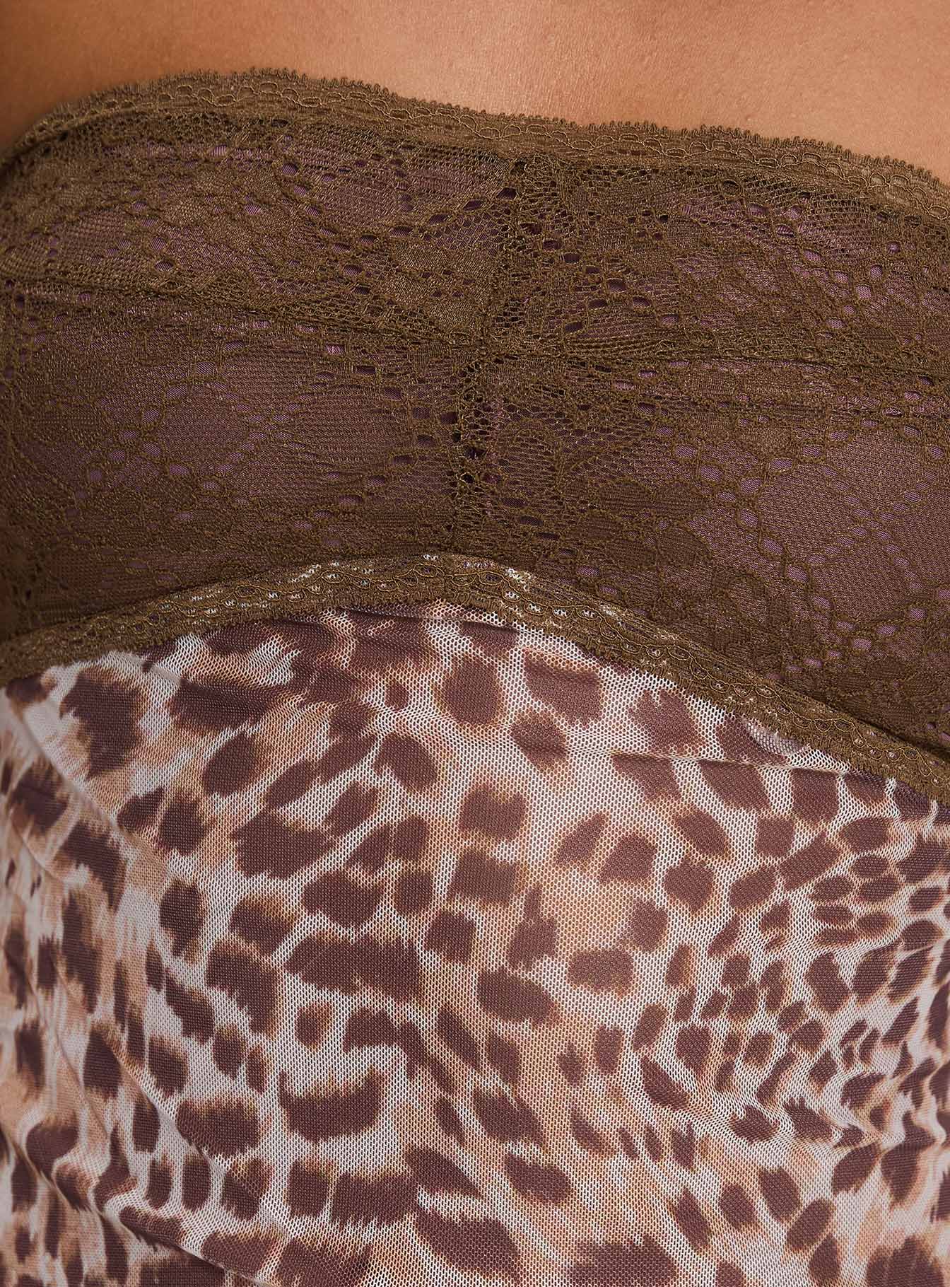 Art Deco Top Brown - Image 6