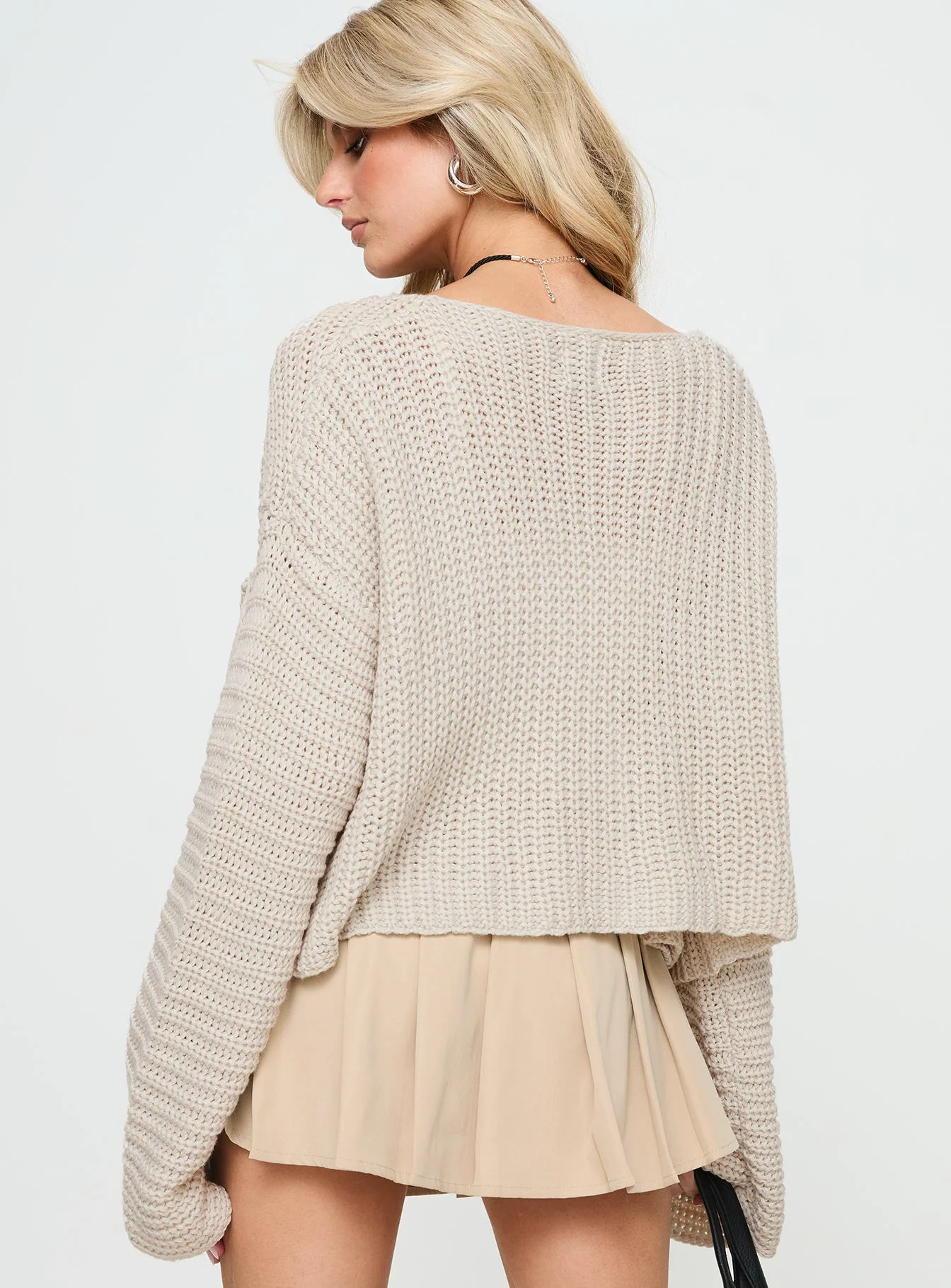 Artha Cardigan Beige - Image 5