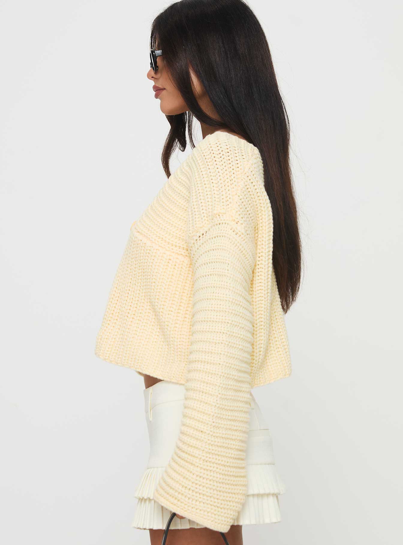 Artha Cardigan Lemon - Image 4