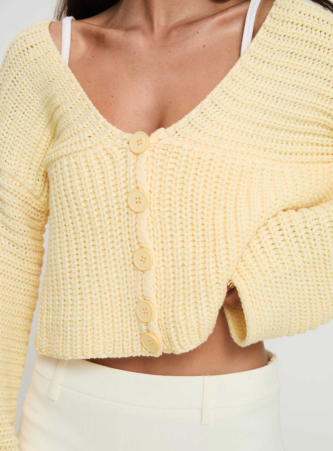 Artha Cardigan Lemon - Image 6