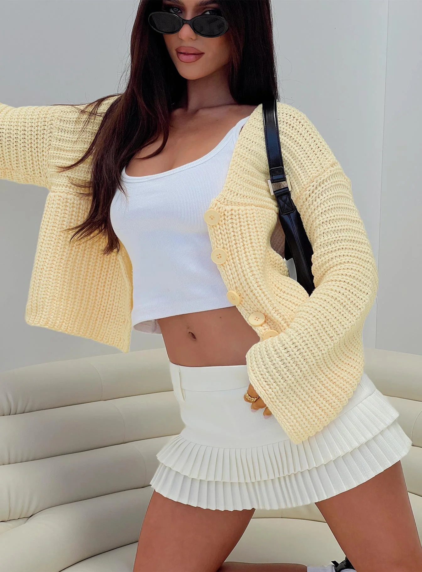 Artha Cardigan Lemon - Image 8
